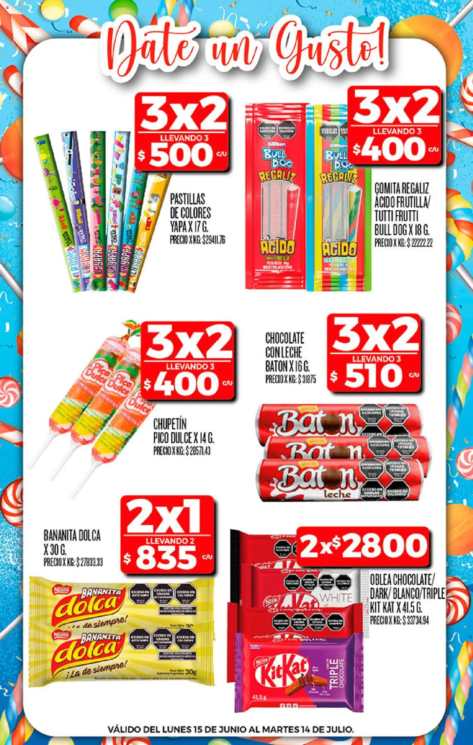 Supermercado DIA Ofertas │ válido desde el 01/07/2026 | Página: 20 | Productos: Pico, Leche, Chocolate