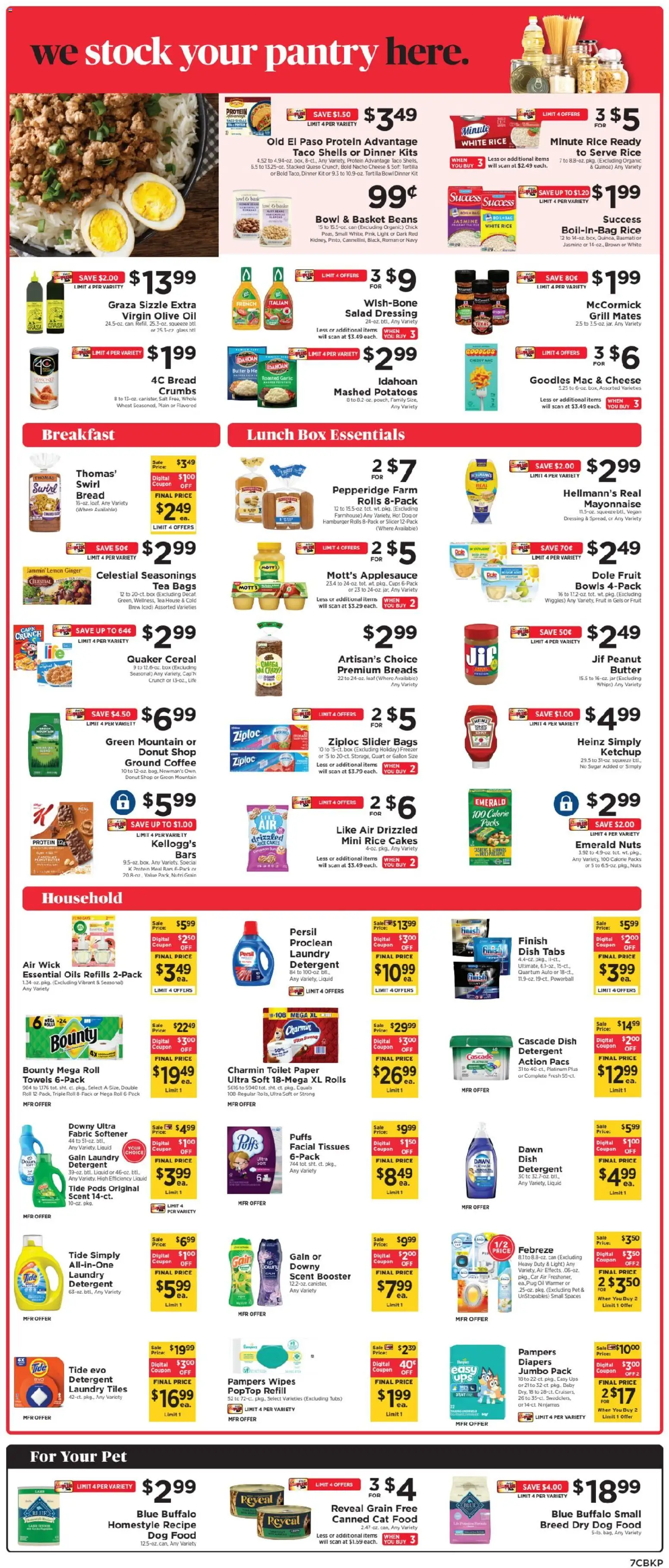 ShopRite Weekly Ad - valid from 07/05/2026 | Page: 9 | Products: Dog Food, Butter, Salt, Freezer