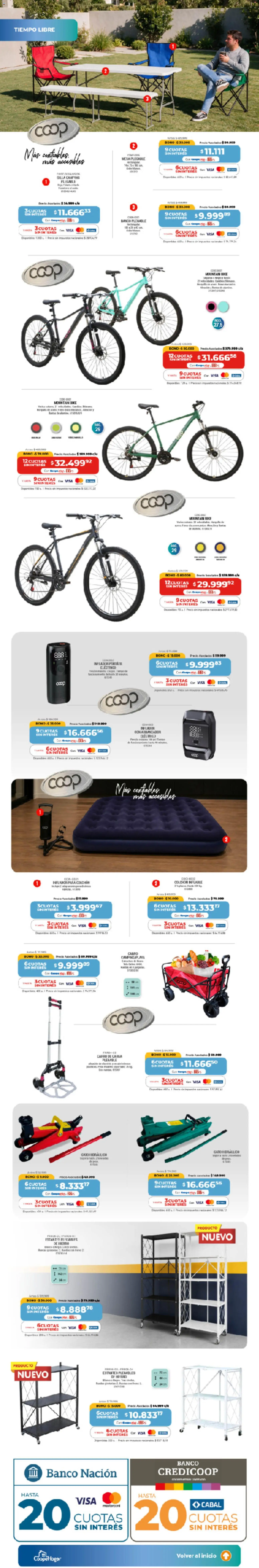 Cooperativa Obrera - Elegí nuestras marcas │ válido desde el 13/08/2026 | Página: 12 | Productos: Estantes, Colchón, Silla, Gin