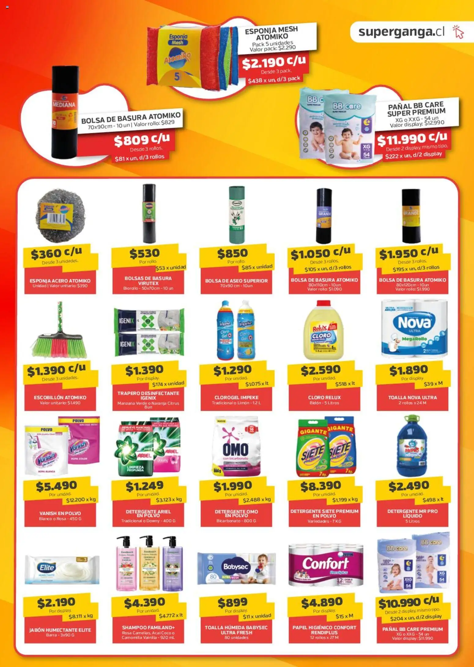 Super Ganga Ofertas │ válido desde el 16.06.2026 | Página: 15 | Productos: Manzana, Esponja, Papel higiénico, Jabón