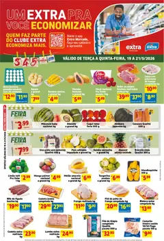 Extra ofertas de Mercado Terça e Quinta - Pré-Visualização do folheto da loja Extra, válido de 19.05.2026