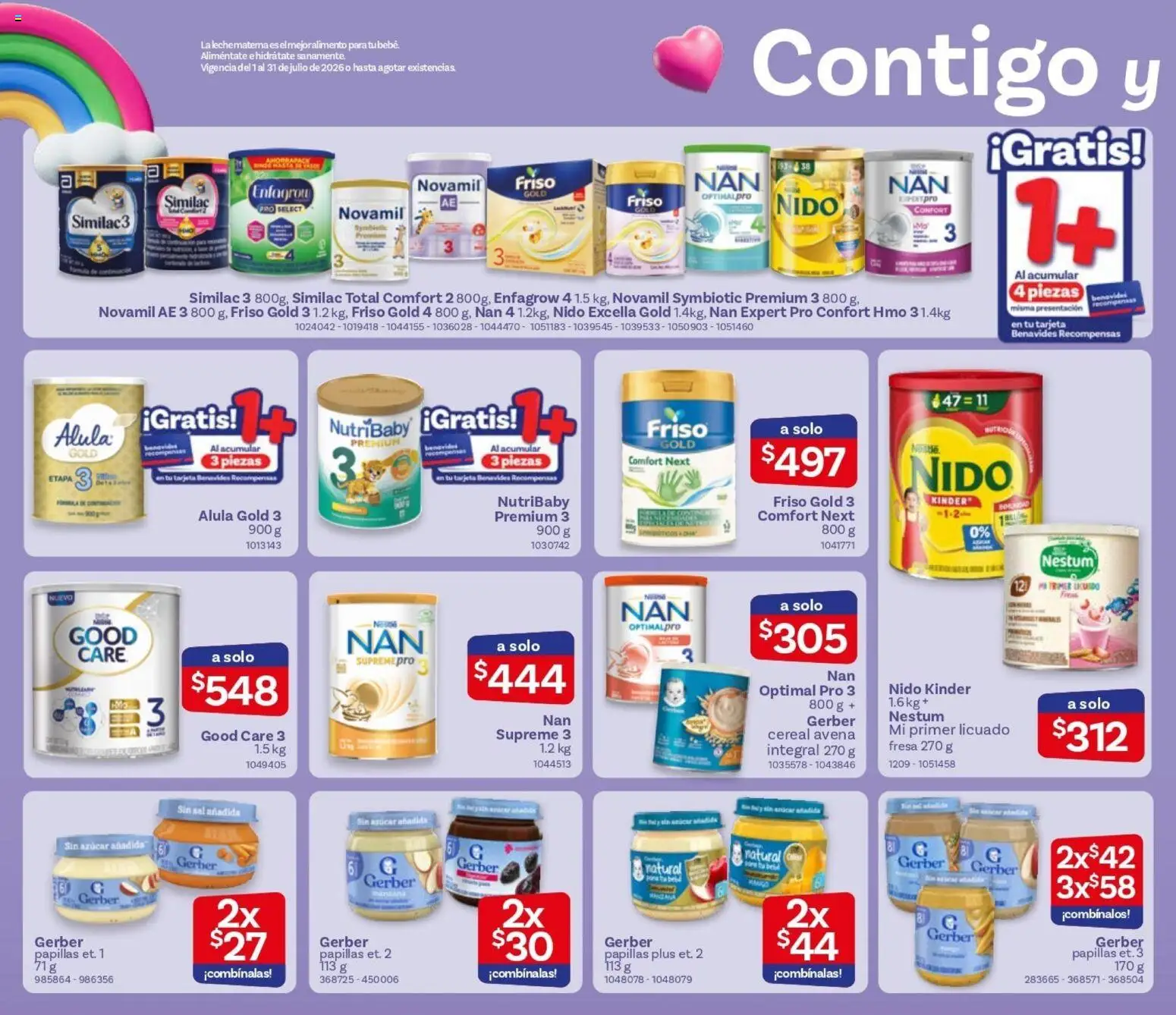 Nuevas ofertas de Farmacia Benavides válidas en toda la República Mexicana desde el 01/07/2026. ¡Encuentra las mejores ofertas en Farmacia Benavides catálogo! | Página: 16