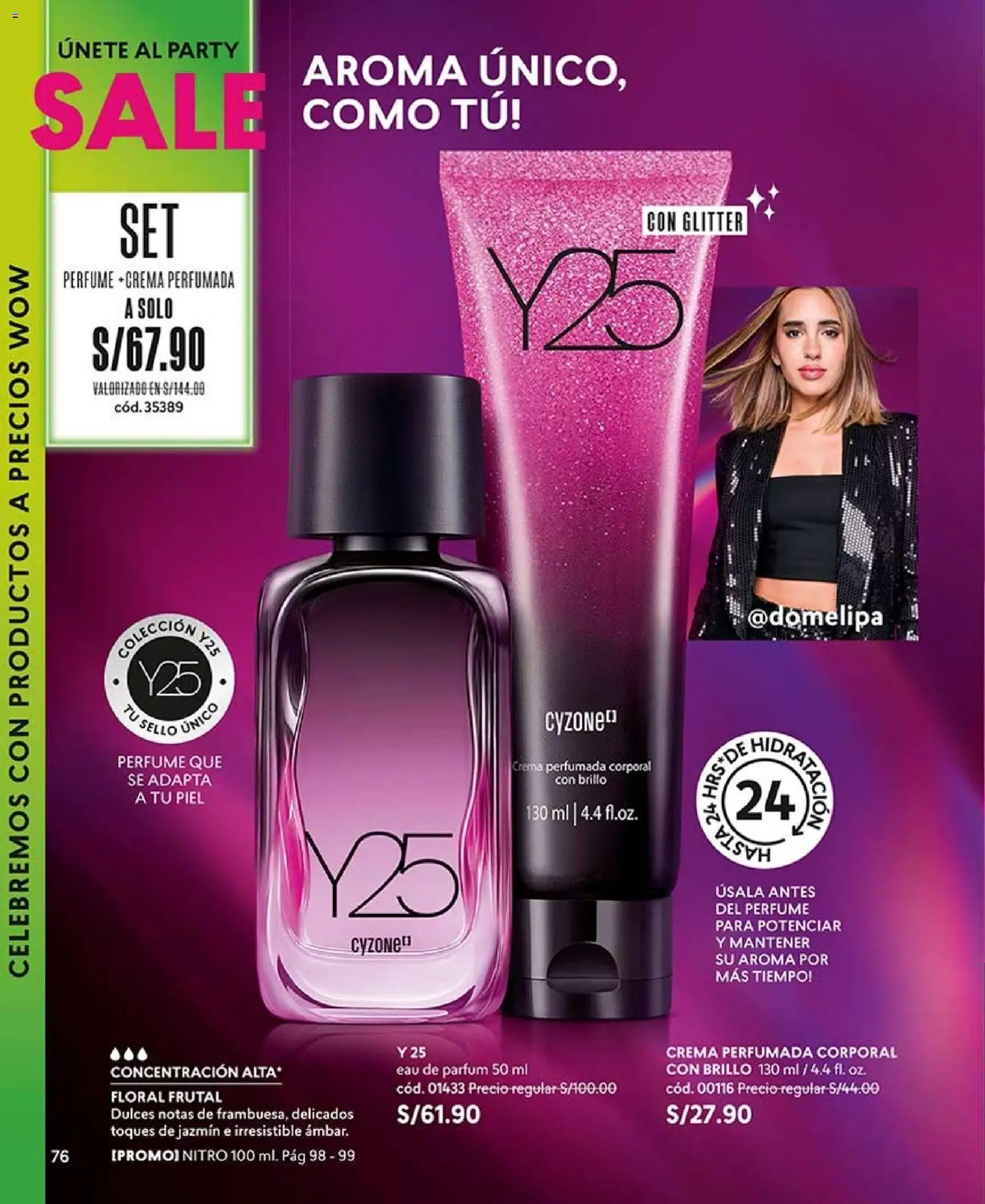 Catálogo CyZone válido desde 20/06/2026 | Página: 88 | Productos: Crema, Perfume