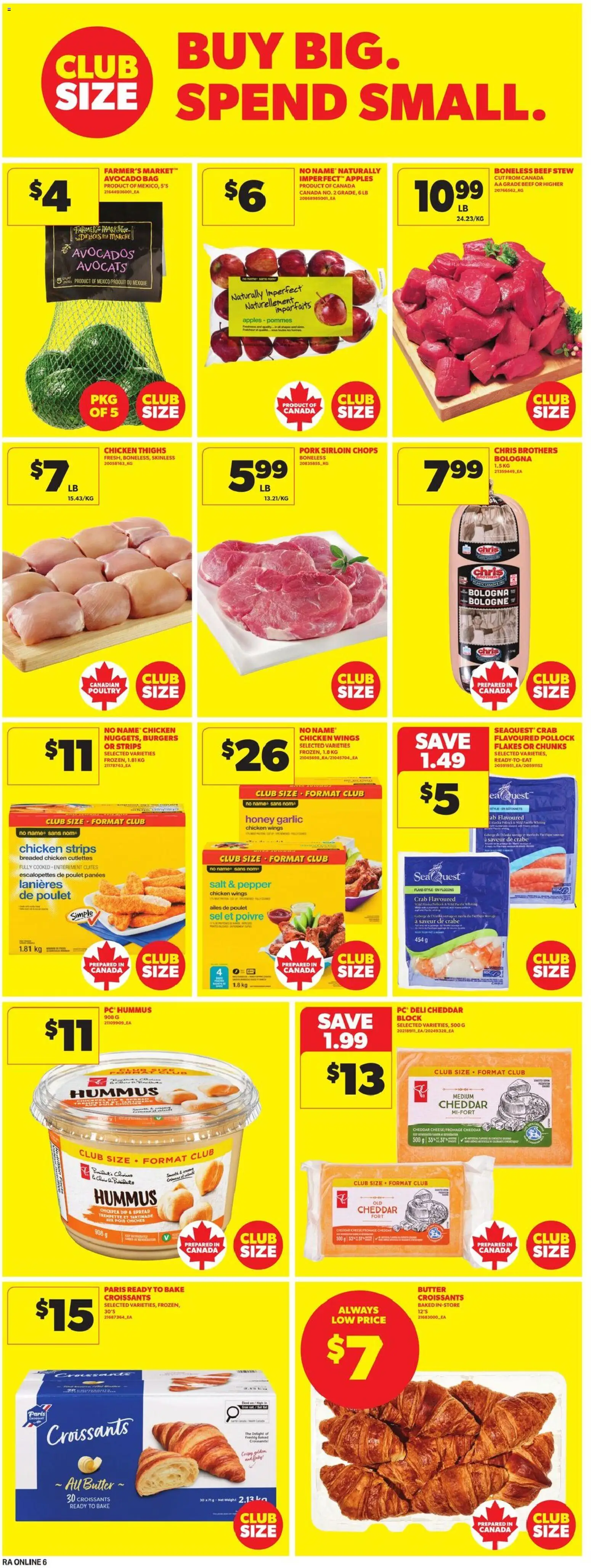 Atlantic Superstore flyer valid from 09.04.2026 | Page: 16 | Products: Beef, Chicken wings, Butter, Chicken