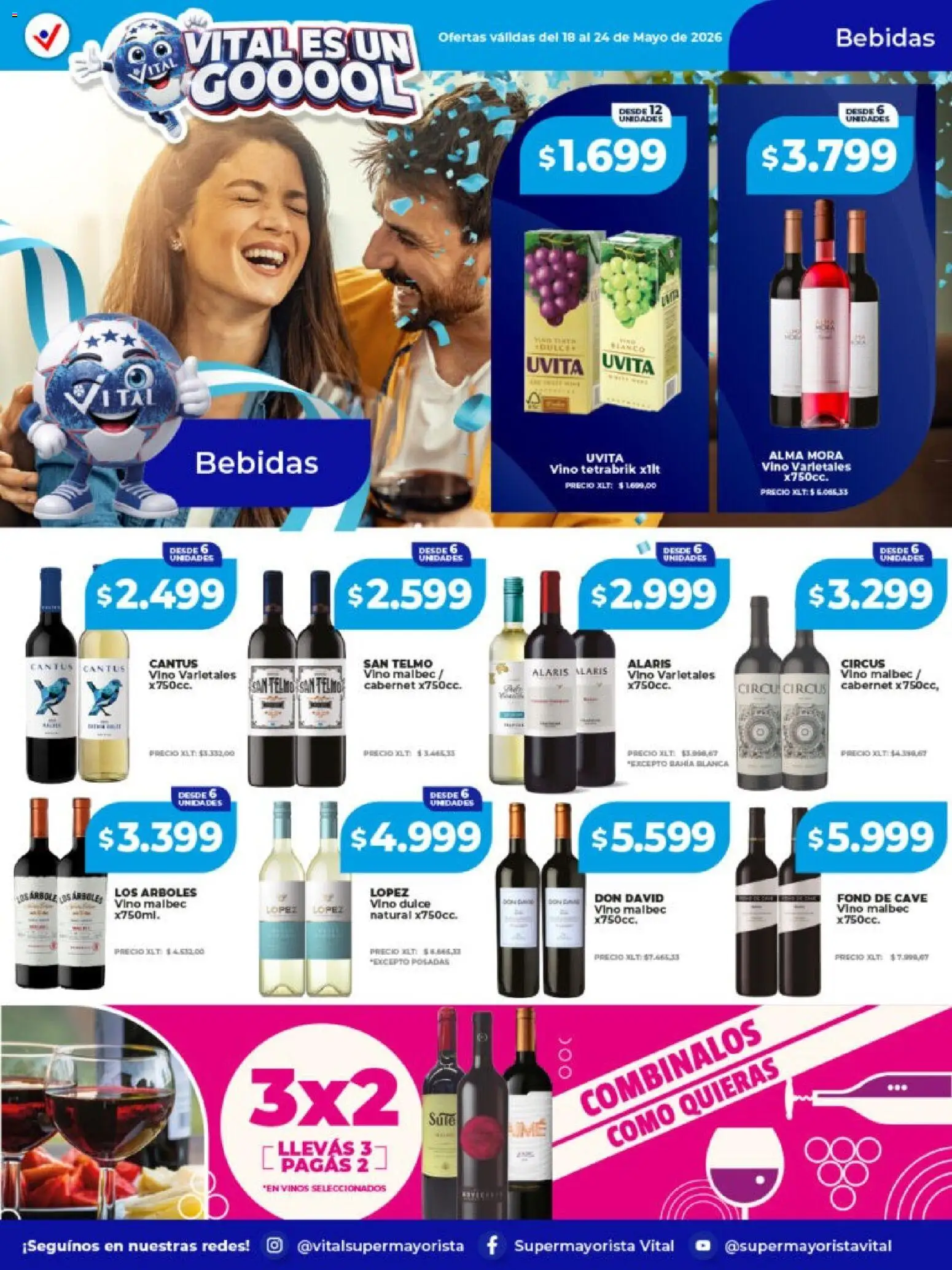 Vital - Ofertas │ válido desde el 18.05.2026 | Página: 20 | Productos: Vino