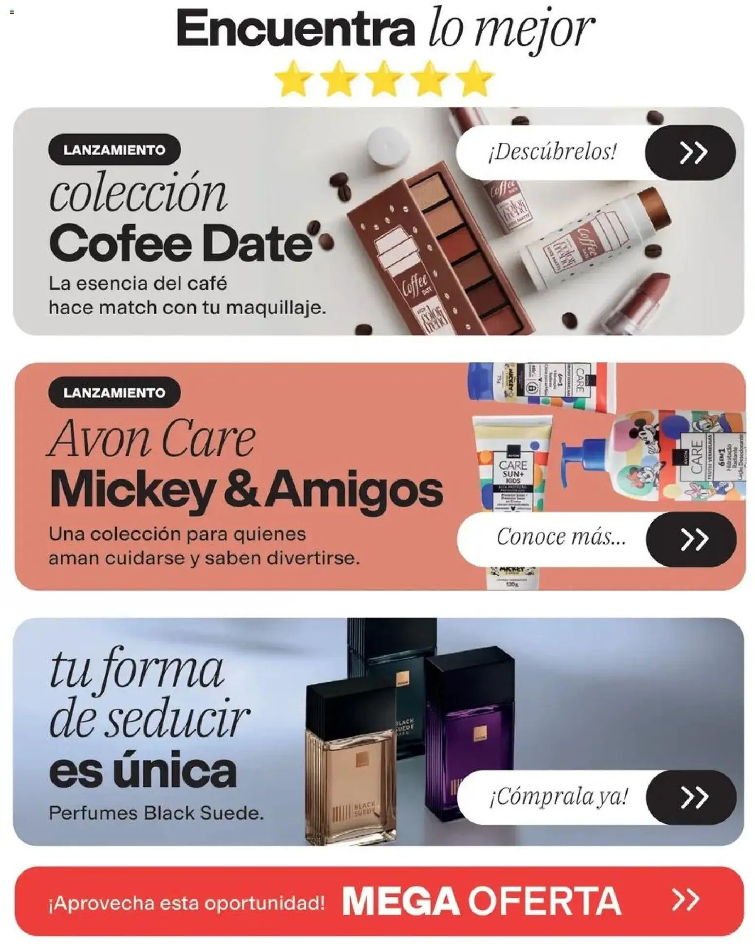 Catálogo Avon Campaña 13 │ válido desde el 31.08.2026 | Página: 3 | Productos: Perfumes, Desodorante, Café