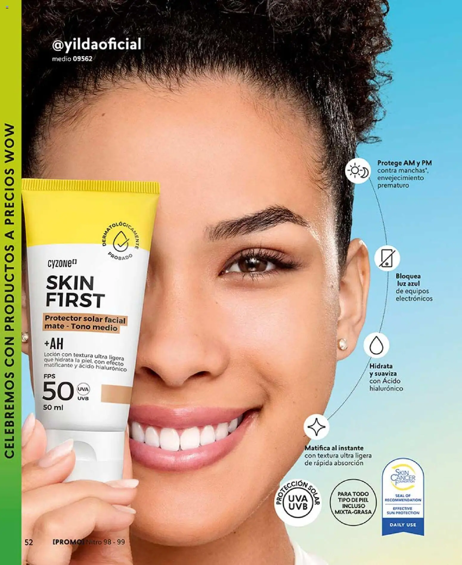 CyZone revista - valida desde el 17.07.2026 | Página: 64 | Productos: Loción, Protector solar