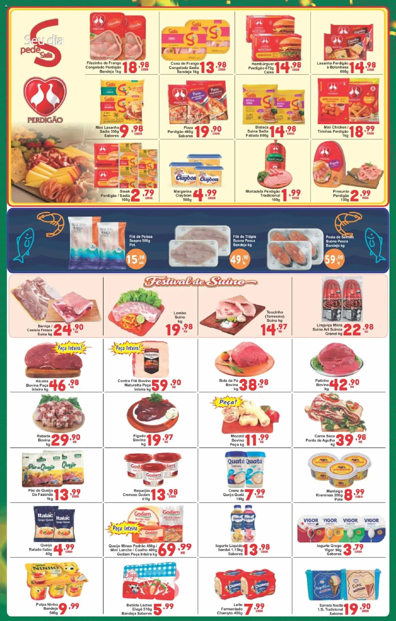Rede Super Compras Folheto - válido de 11.05.2026 | Página: 3 | Produtos: Lombo, Sorvete, Requeijão, File de polaca