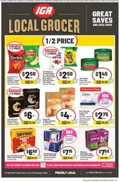 Preview of IGA catalogue Enmore - valid from 09/09/2026