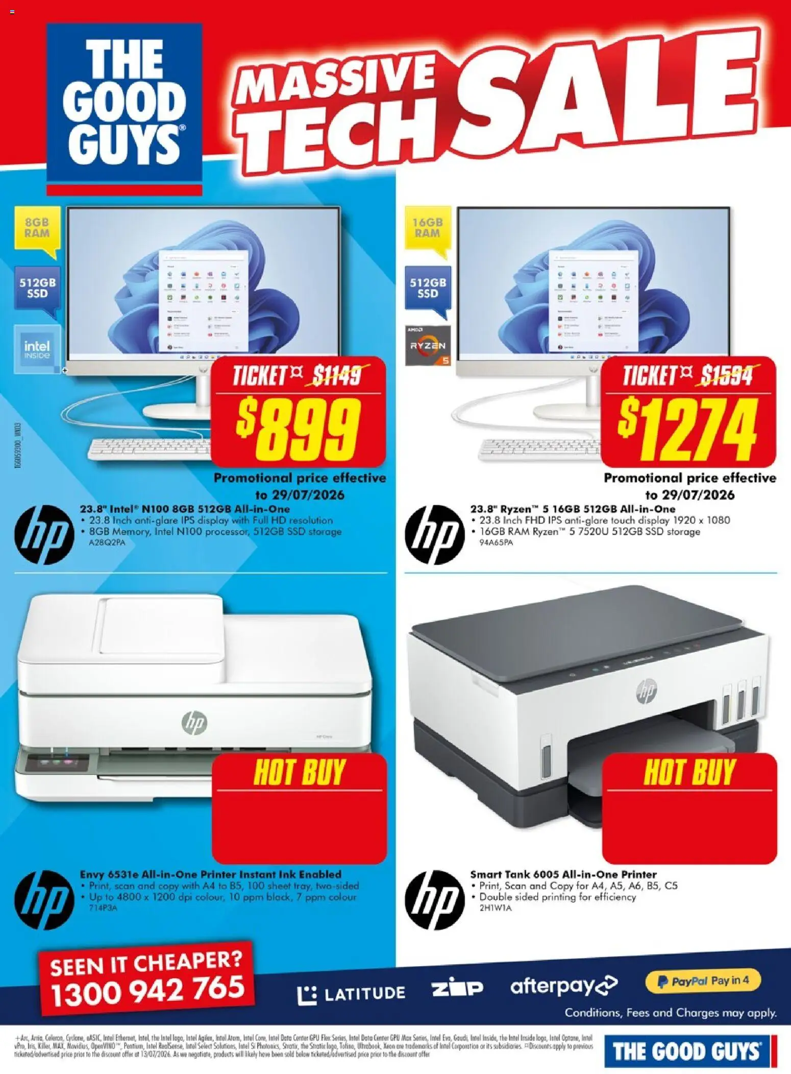 The Good Guys catalogue - valid from 16/07/2026 | Page: 4 | Products: Printer