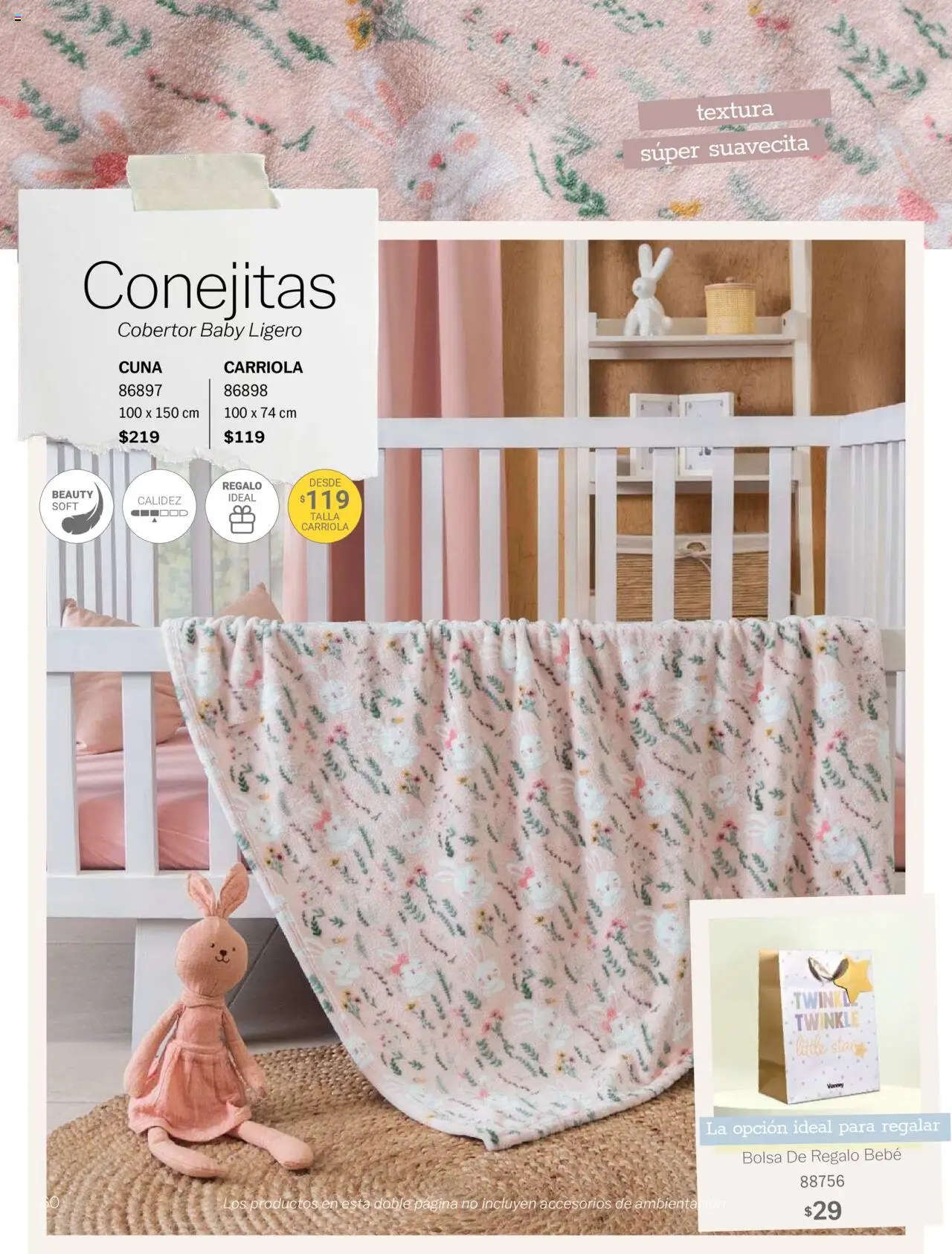 Nuevas ofertas de Vianney válidas en toda la República Mexicana desde el 15/08/2025. ¡Encuentra las mejores ofertas en Vianney - Catálogo Bebé! | Página: 62 | Productos: Carriola, Cobertor, Bolsa, Cuna