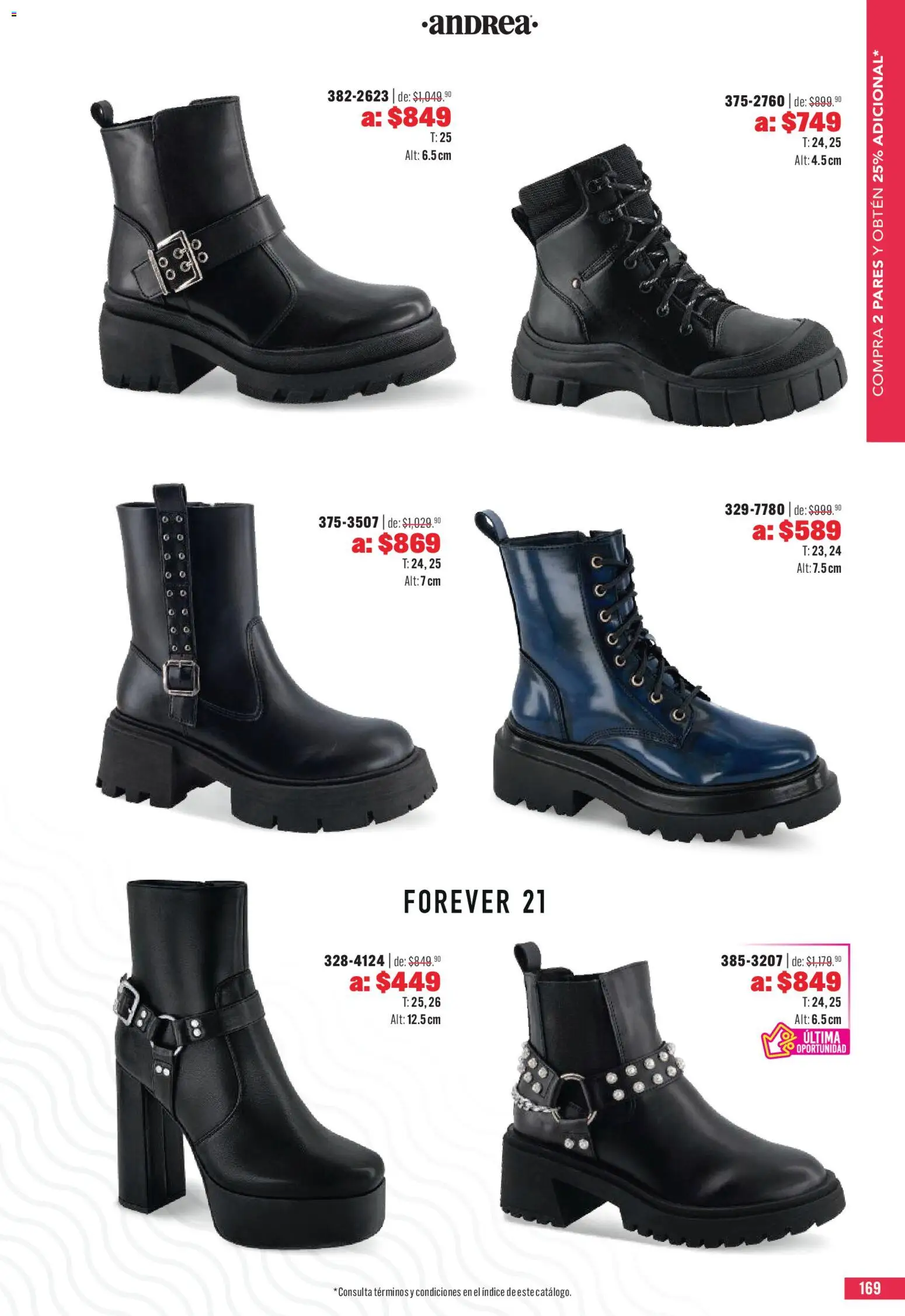 Nuevas ofertas de Andrea válidas en toda la República Mexicana desde el 03.05.2026. ¡Encuentra las mejores ofertas en Andrea catálogo Outlet! | Página: 169