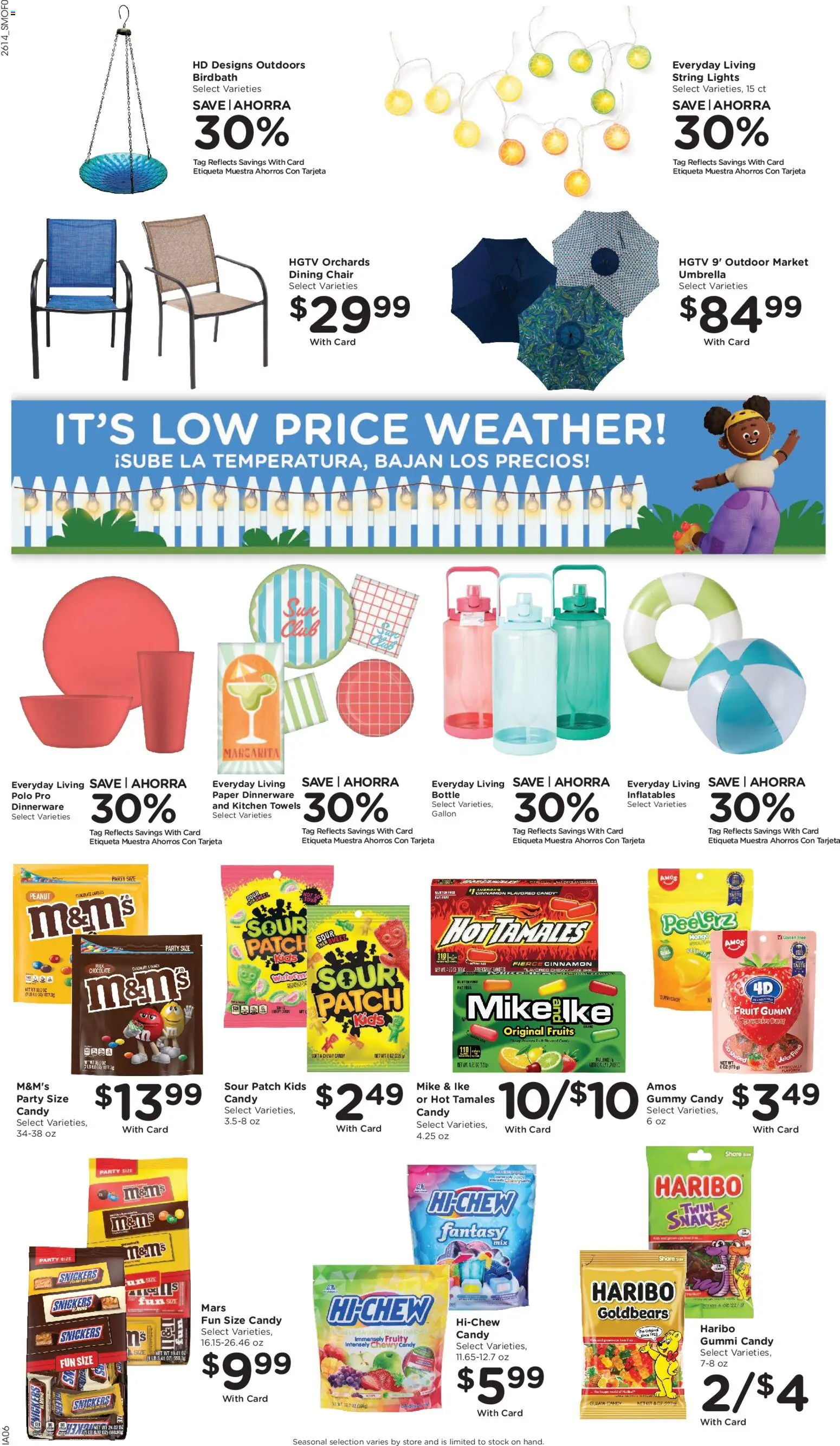 Smith's Weekly Ad - NM - valid from 06.05.2026 | Page: 9 | Products: Chair, Chocolate, Fruits, Umbrella