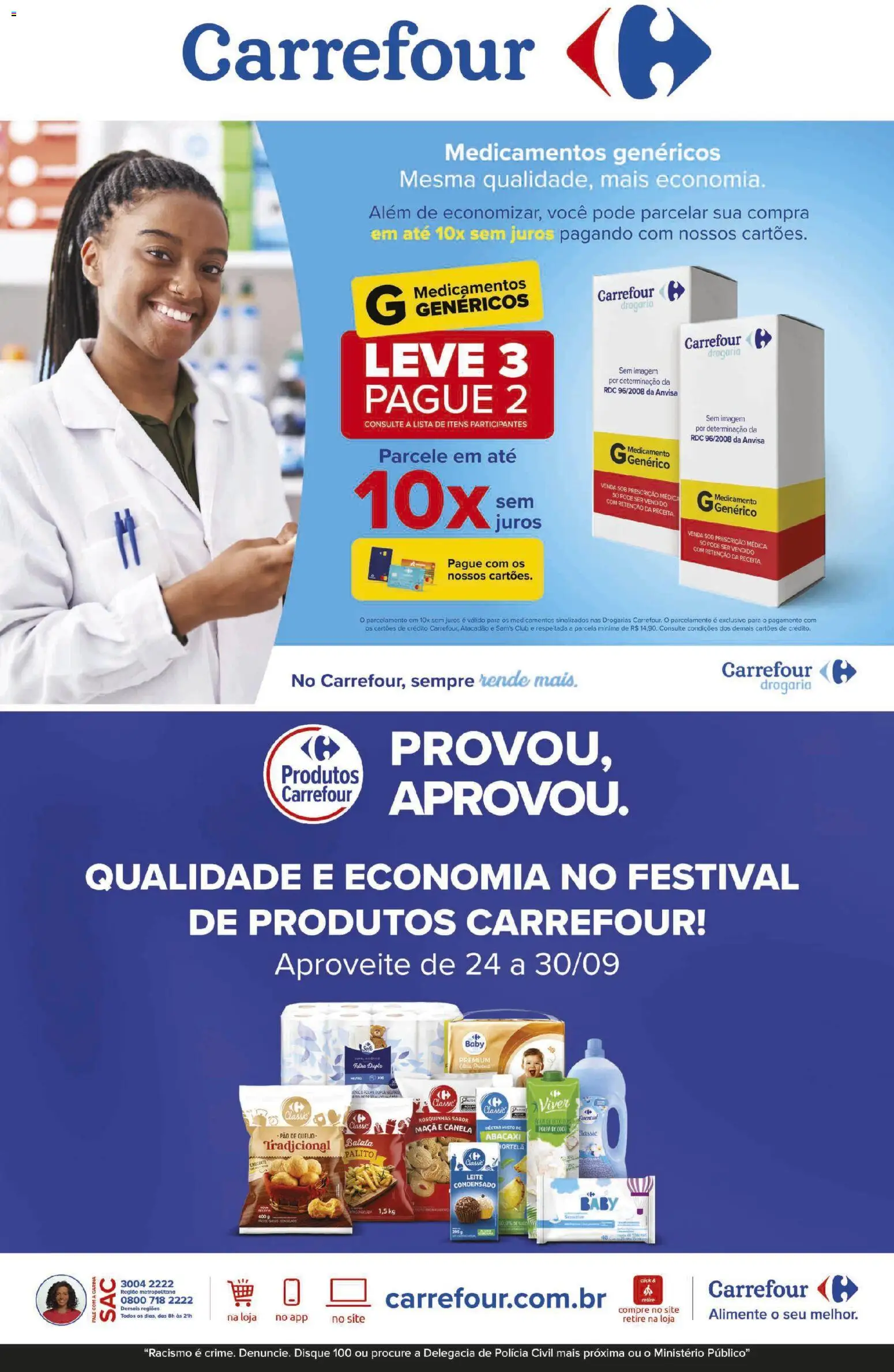 Carrefour Folheto - válido de 24/09/2026 | Página: 12 | Produtos: Coco, Leite, Batata, Leite condensado