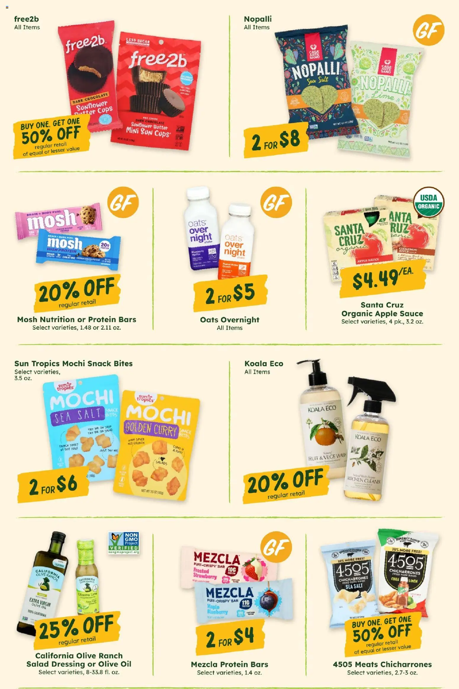 Sprouts Monthly Ad - valid from 07/29/2026 | Page: 13 | Products: Chocolate, Salad, Sauce, Salt