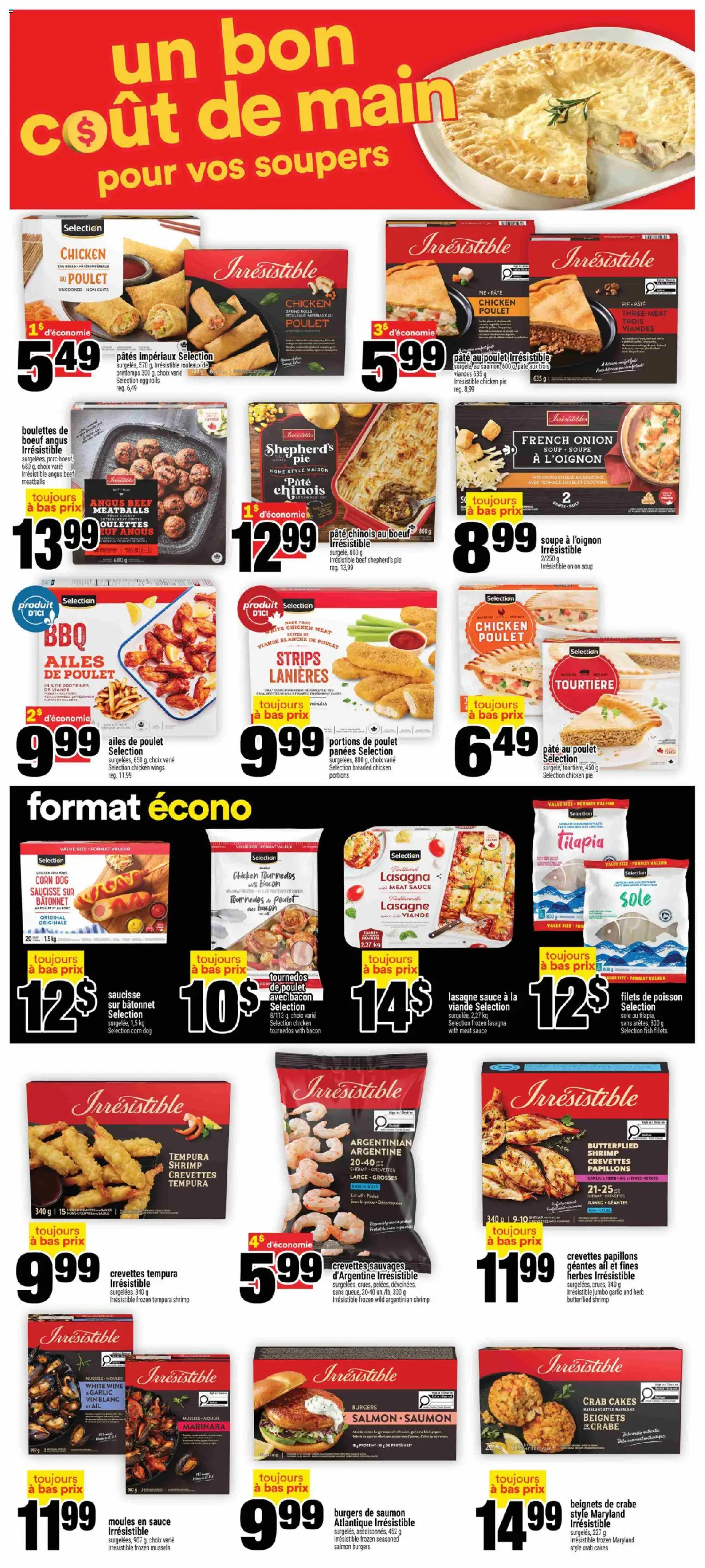 Super C flyer valid from Sep 3, 2026 | Page: 5 | Products: Bacon, Tilapia, Lasagne, Pork
