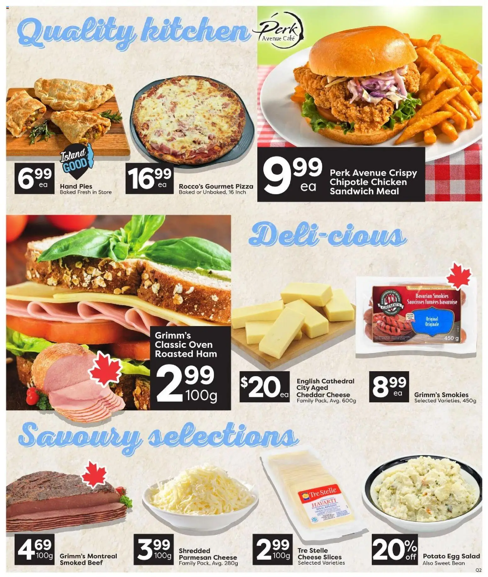Quality Foods flyer valid from Jul 23, 2026 | Page: 6 | Products: Beef, Salad, Cheese, Pizza