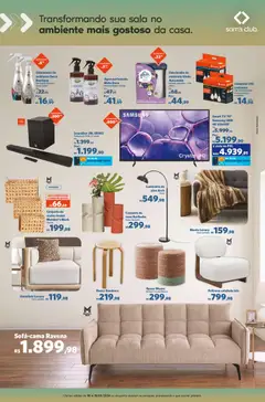 Sam's Club ofertas Tudo Para Sua Casa - Pré-Visualização do folheto da loja Sam's Club, válido de 05.05.2026 | Página: 2 | Produtos: Soundbar, Piso, Vaso, Poltrona