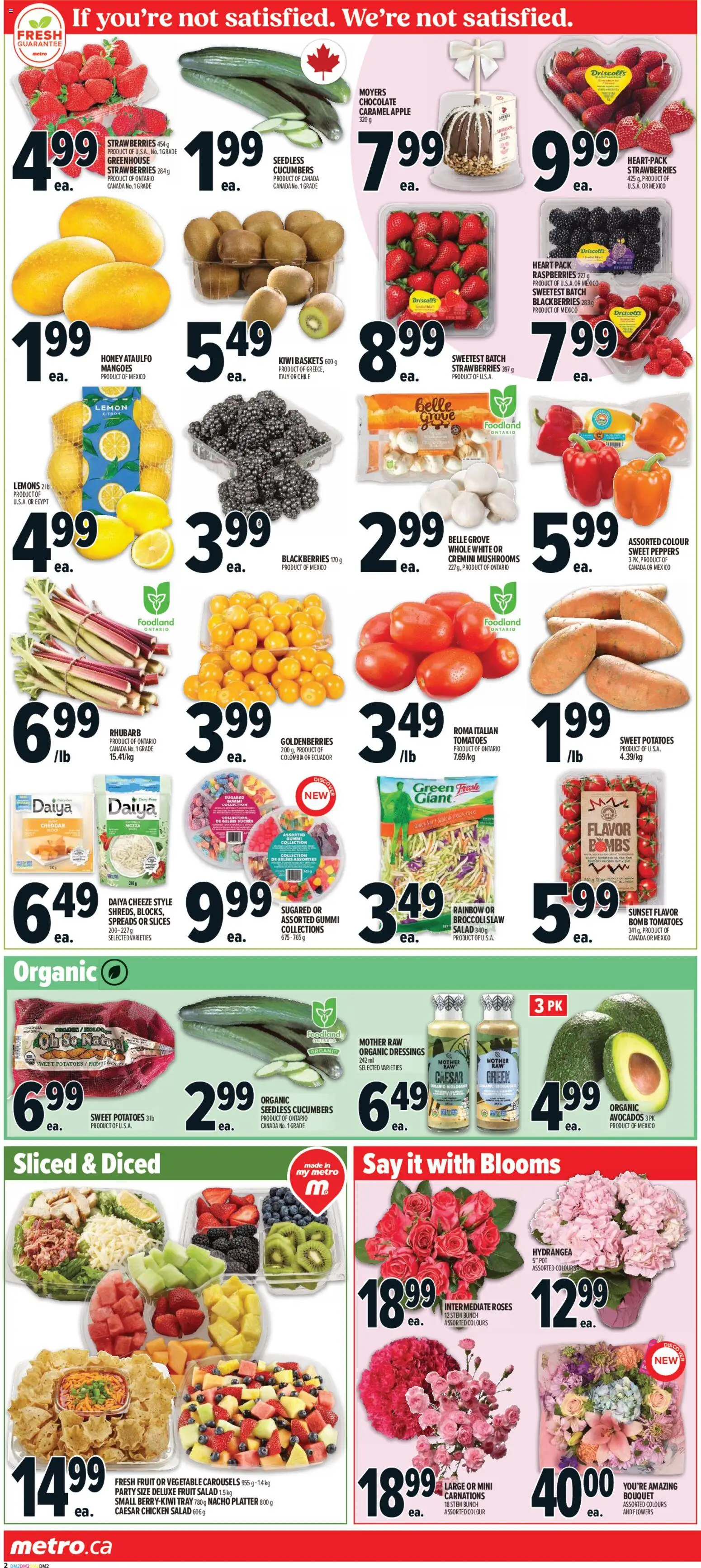 Metro flyer valid from 07.05.2026 | Page: 6 | Products: Strawberries, Kiwi, Salad, Chocolate