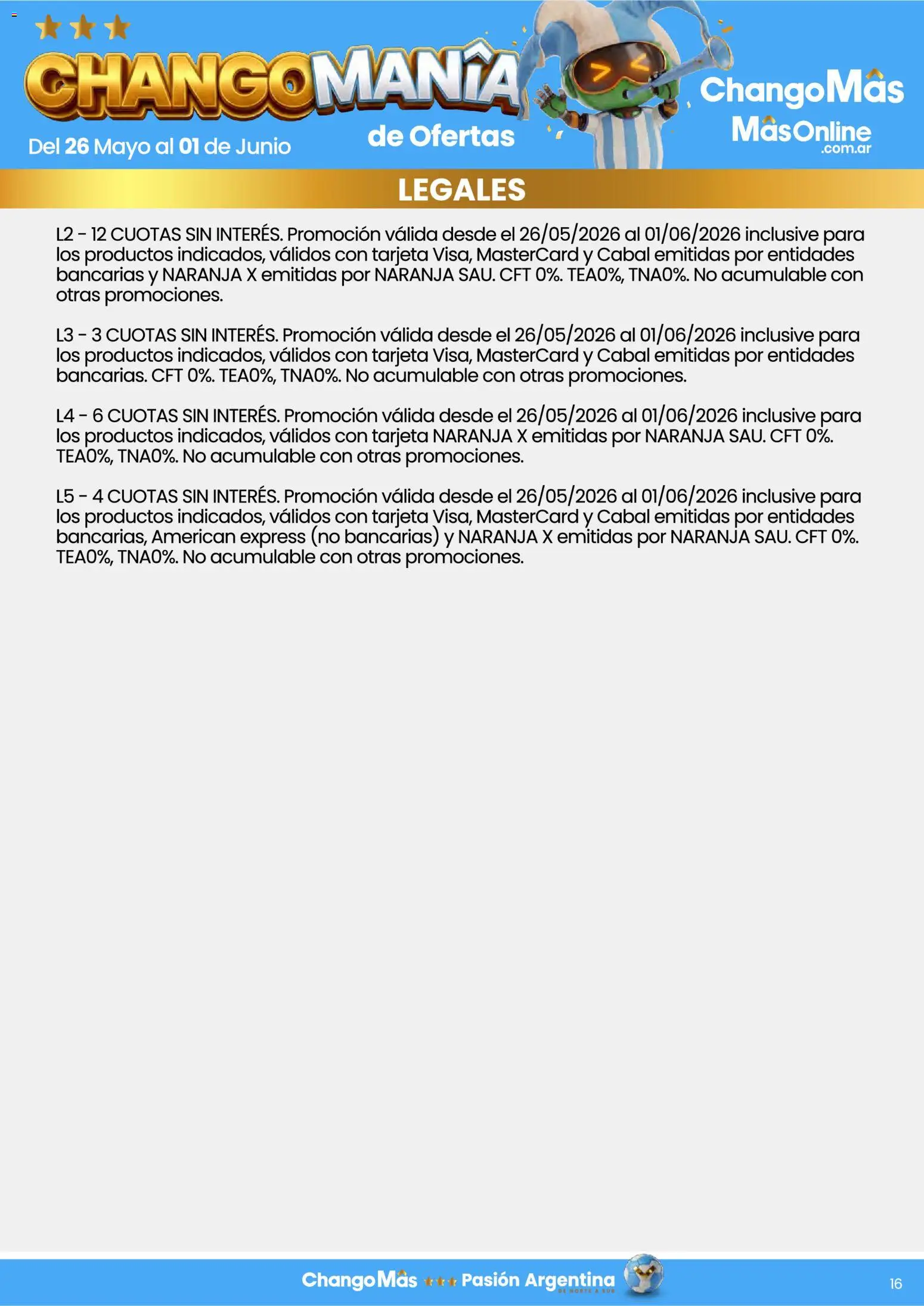 Changomas ofertas │ válido desde el 26.05.2026 | Página: 16