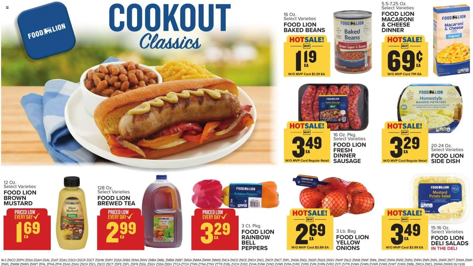 Food Lion Weekly Ad - valid from 13.05.2026 | Page: 15 | Products: Milk, Cheese, Tea, Bag