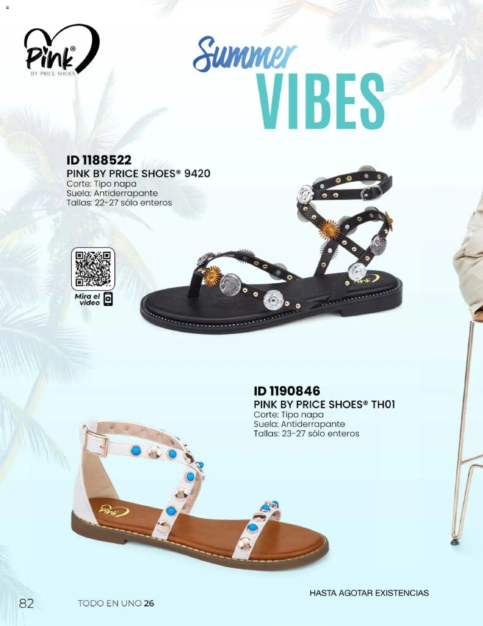 Nuevas ofertas de Price Shoes válidas en toda la República Mexicana desde el 06.05.2026. ¡Encuentra las mejores ofertas en Price Shoes catálogo Todo en uno! | Página: 82 | Productos: Video