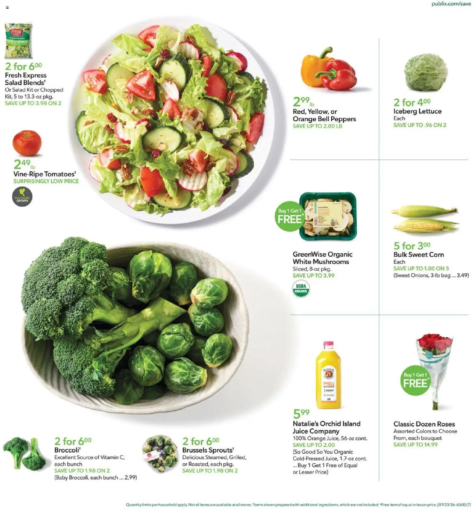 Publix Weekly Ad - valid from 07/22/2026 | Page: 7