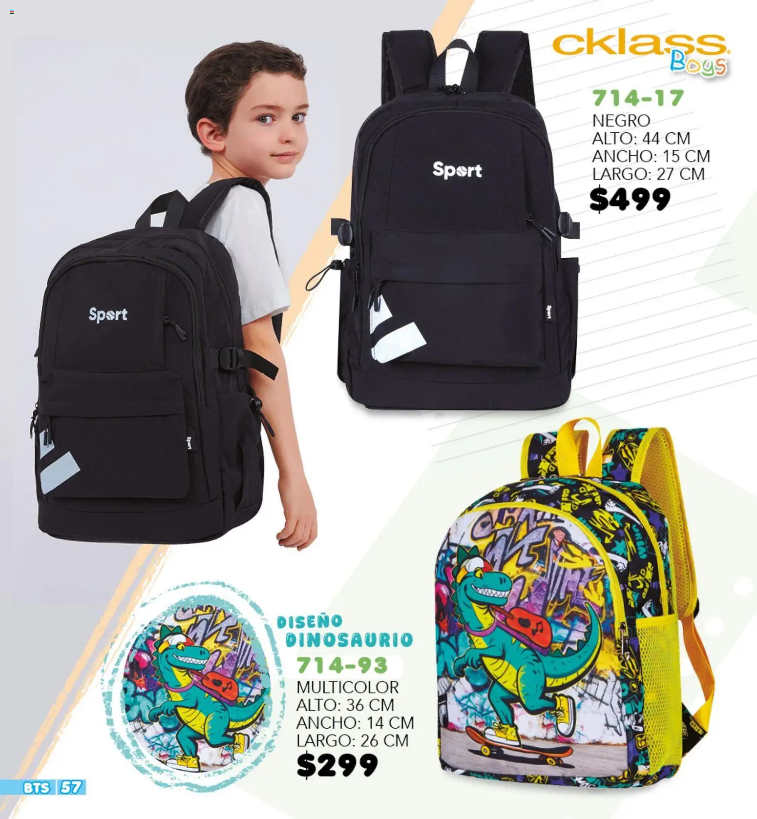 Nuevas ofertas de Cklass válidas en toda la República Mexicana desde el 09.06.2026. ¡Encuentra las mejores ofertas en Cklass catálogo Escolar! | Página: 58