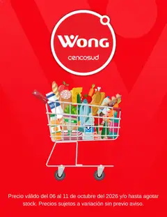 Vista previa de folleto Wong catálogo de la Wong válido desde 06/10/2026
