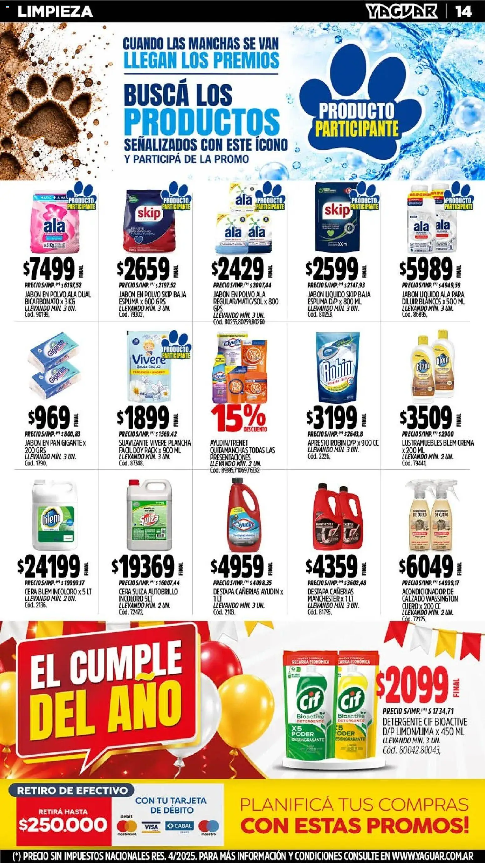 Yaguar - Oferta Semanal Misiones │ válido desde el 19/10/2026 | Página: 16
