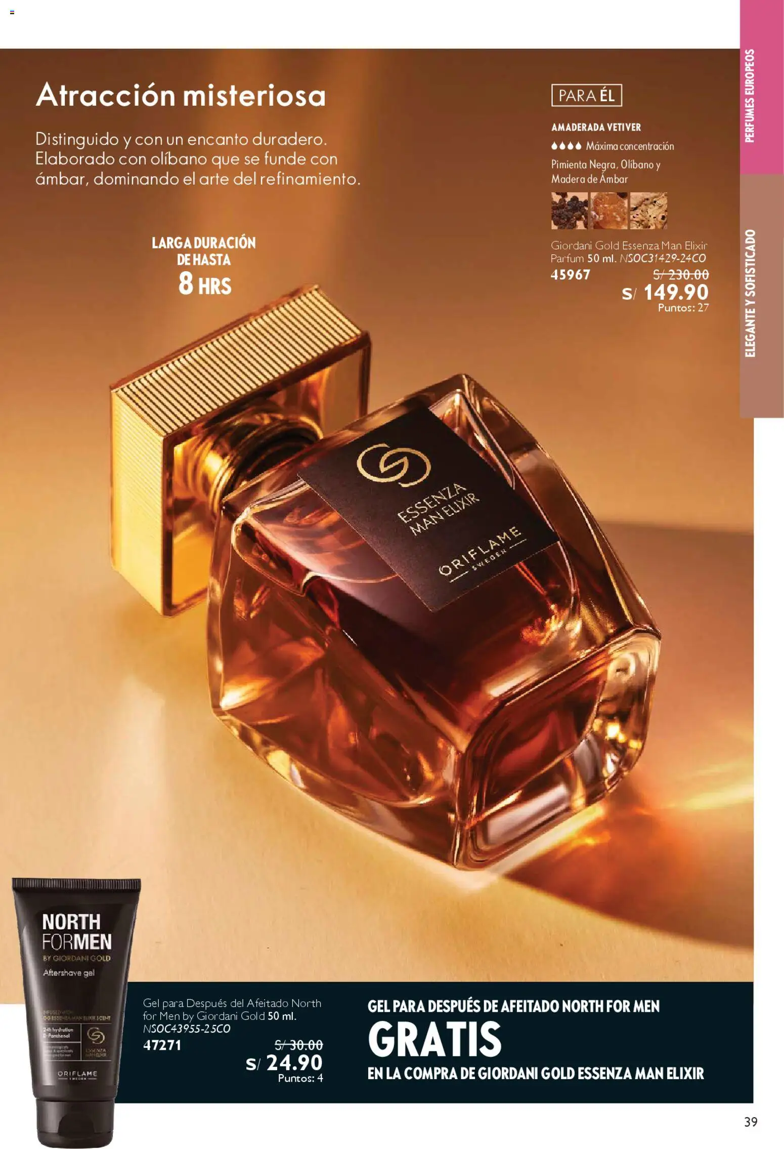 Catálogo Oriflame válido desde 28/03/2026 | Página: 39 | Productos: Perfumes