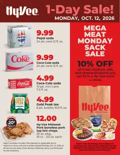 Preview of HyVee weekly ads valid from 10/12/2026