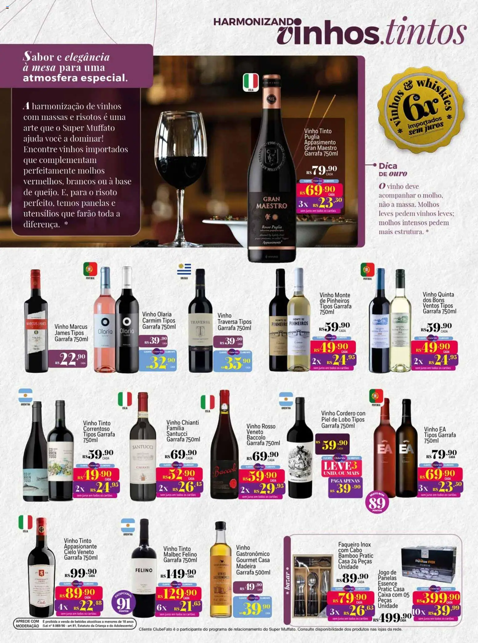Super Muffato Folheto - válido de 11.05.2026 | Página: 16 | Produtos: Mesa, Caixa, Vinho, Cabo