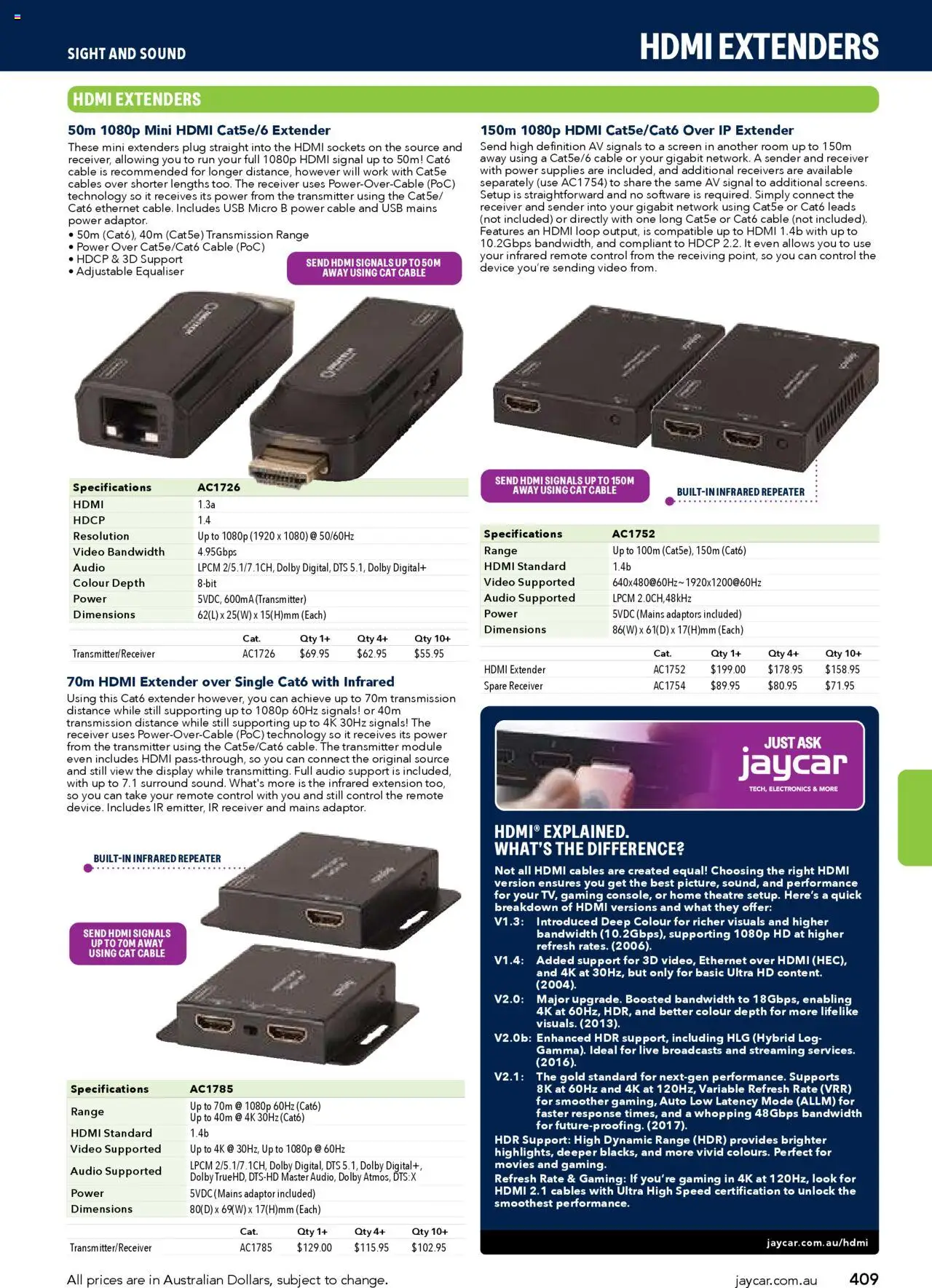 Jaycar catalogue - valid from 09/07/2025 | Page: 409 | Products: Digital, Device, Cable, Usb