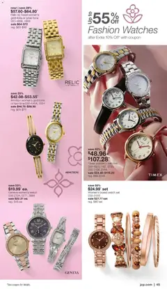 Preview of JCPenney weekly ads valid from 09.04.2026 | Page: 44 | Products: Watches, Watch