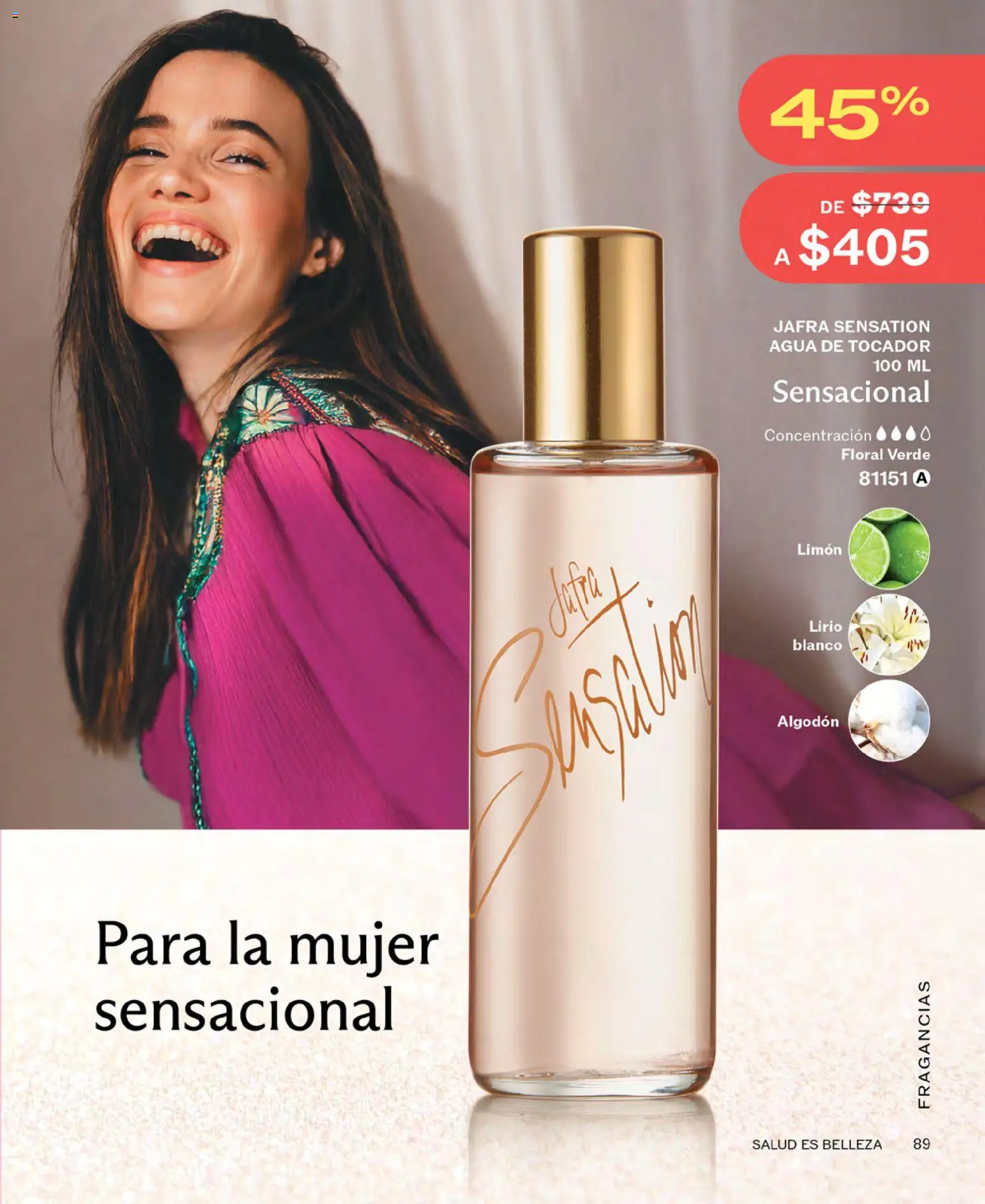 Nuevas ofertas de JAFRA válidas en toda la República Mexicana desde el 01/09/2026. ¡Encuentra las mejores ofertas en JAFRA catálogo! | Página: 89
