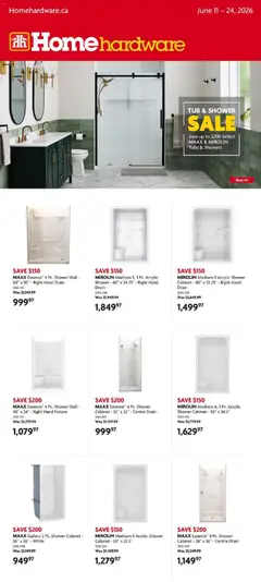 Preview of Home Hardware flyer - Sale from shop Home Hardware valid from 11.06.2026