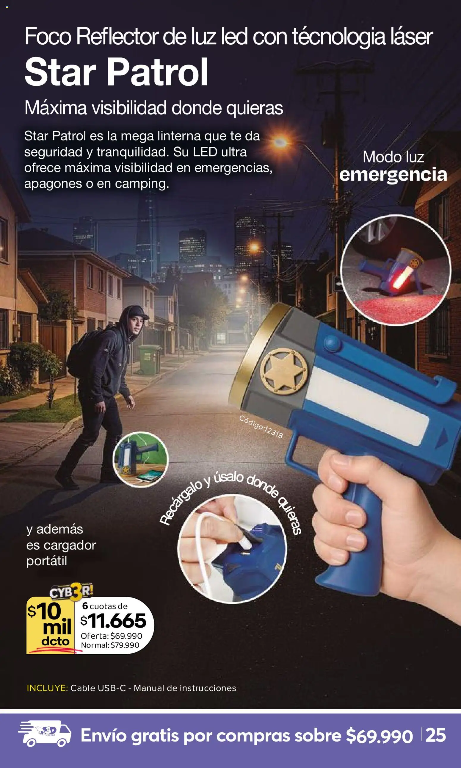 A3D Ofertas │ válido desde el 07.06.2026 | Página: 25 | Productos: Cable, Cargador, Foco, Sobre