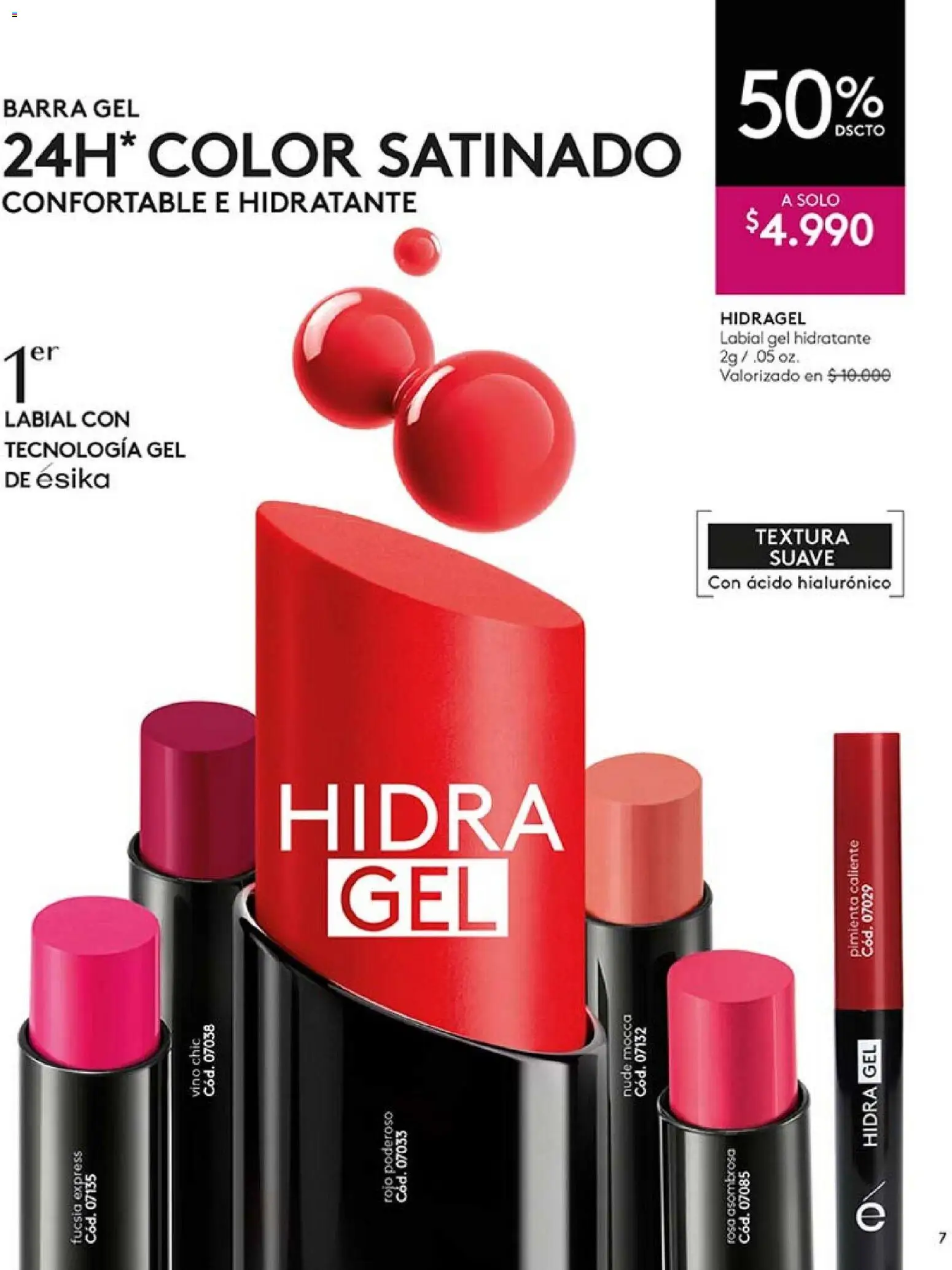 Catálogo Ésika Campaña 4 │ válido desde el 15.02.2026 | Página: 7 | Productos: Pimienta, Vino, Labial