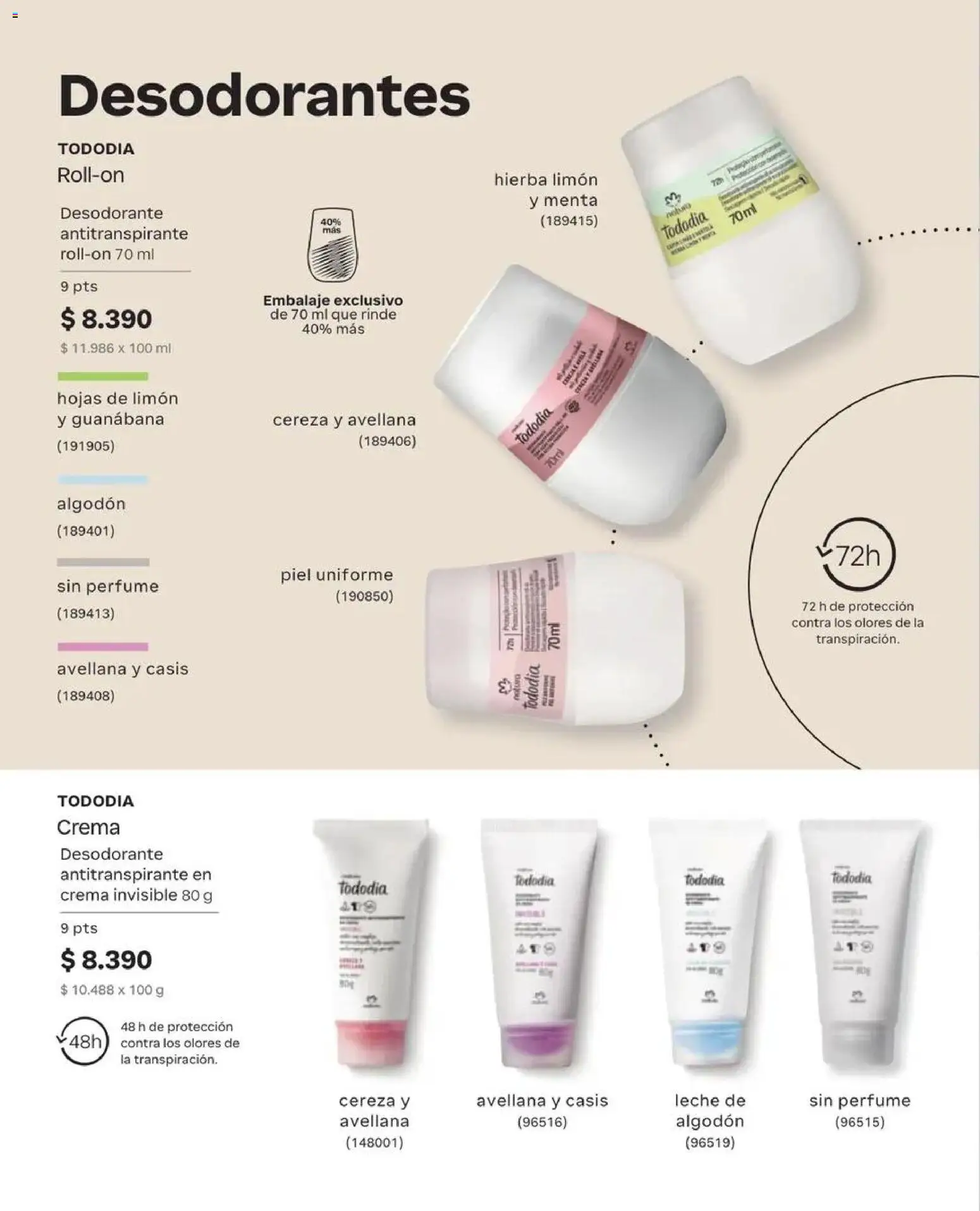 Natura catálogo │ válido desde el 31.08.2026 | Página: 162 | Productos: Algodón, Perfume, Desodorante, Crema