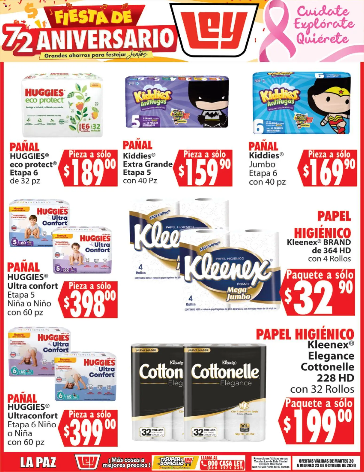 Nuevas ofertas de Casa Ley válidas en toda la República Mexicana desde el 20/10/2026. ¡Encuentra las mejores ofertas en Casa Ley folleto Autoservicio La Paz! | Página: 3