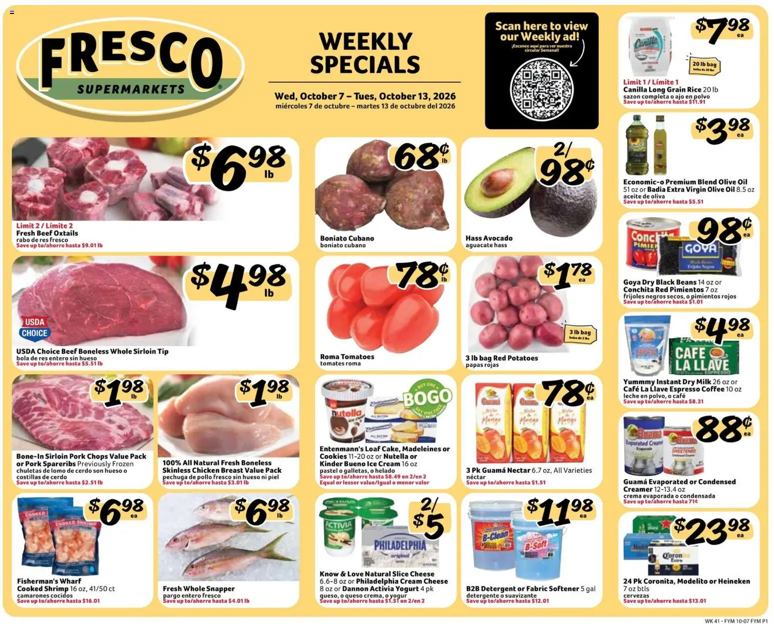 Fresco Y Mas This Week Top Hampers