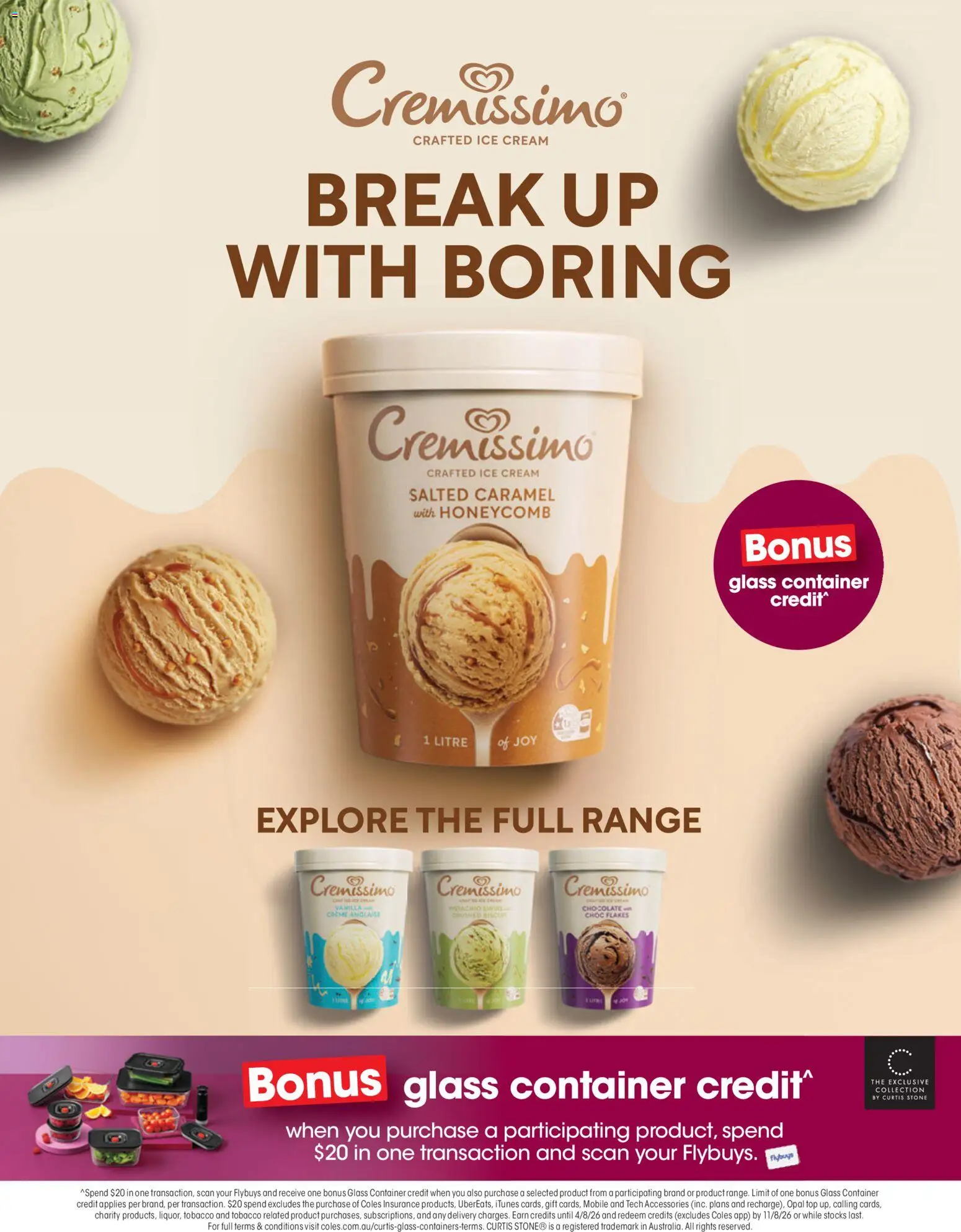 Coles catalogue - valid from 01/07/2026 | Page: 8 | Products: Chocolate, Cream, Accessories, Mobile