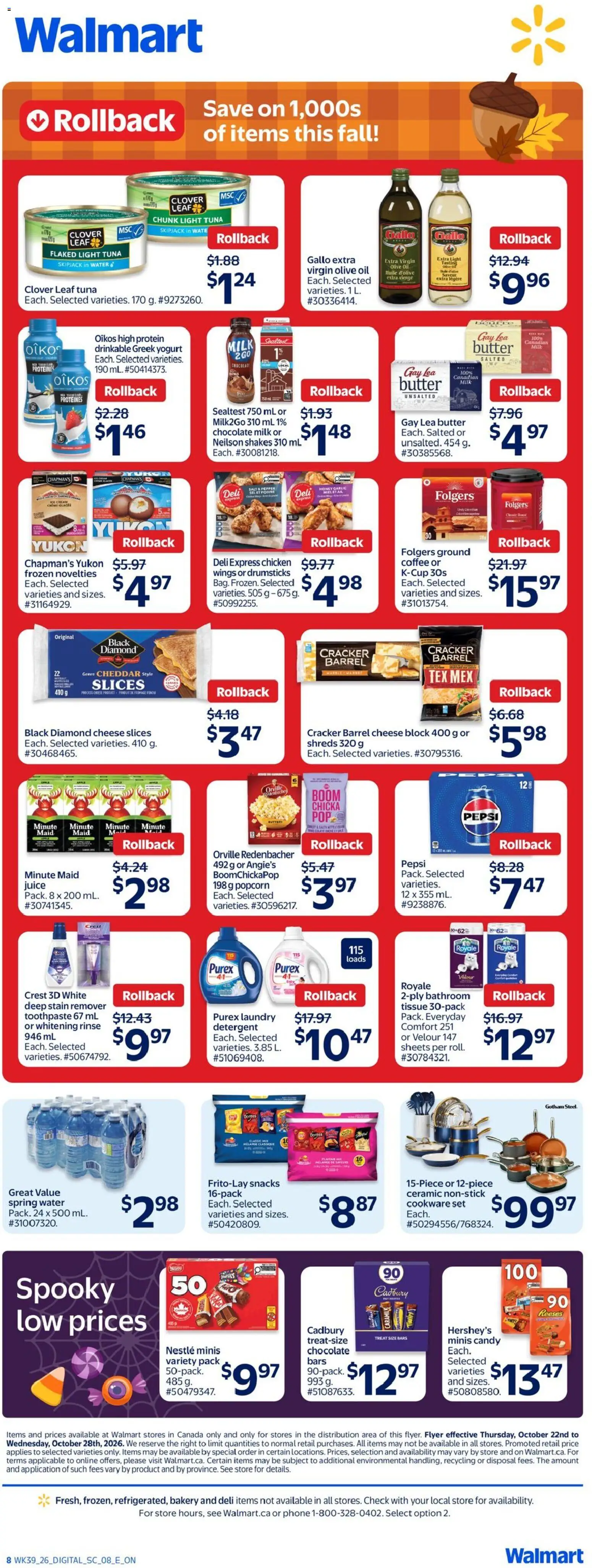 Walmart flyer valid from Oct 22, 2026 | Page: 2