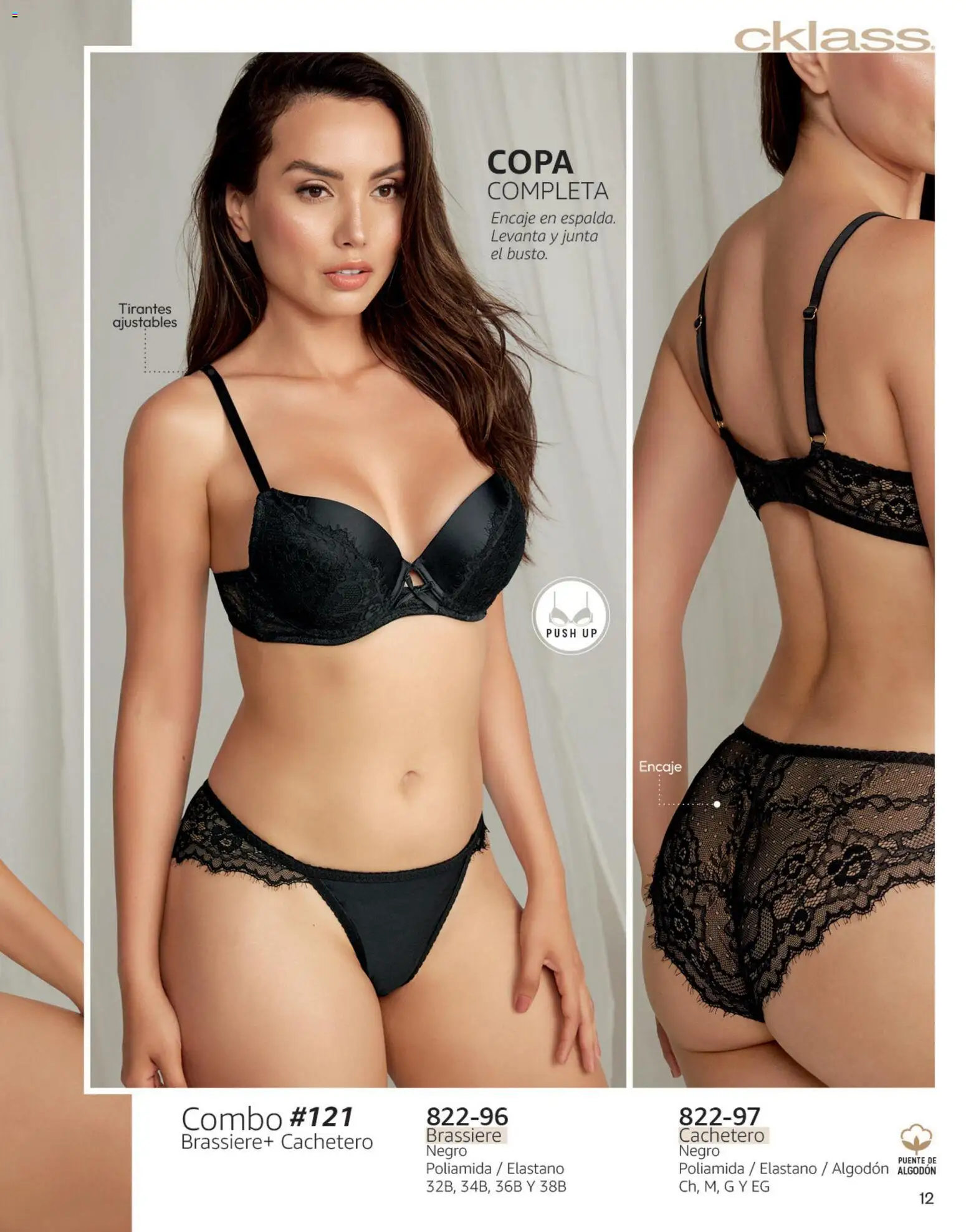 Nuevas ofertas de Cklass válidas en toda la República Mexicana desde el 08/07/2026. ¡Encuentra las mejores ofertas en Cklass catálogo Secrets! | Página: 13 | Productos: Algodón, Tirantes, Cachetero