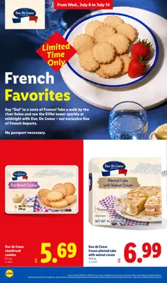 Preview of Lidl weekly ads valid from 07/08/2026 | Page: 4 | Products: Cream, Cookies