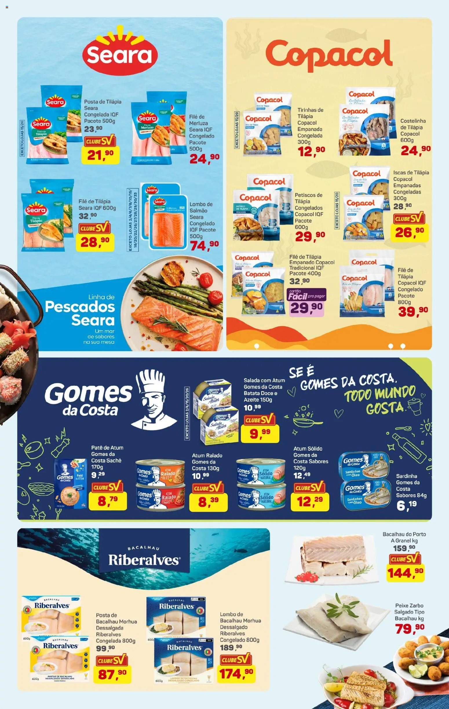 Supermercados São Vicente Folheto - válido de 02/09/2026 | Página: 3 | Produtos: Tomate, Patê, Bacalhau, Gomes da costa