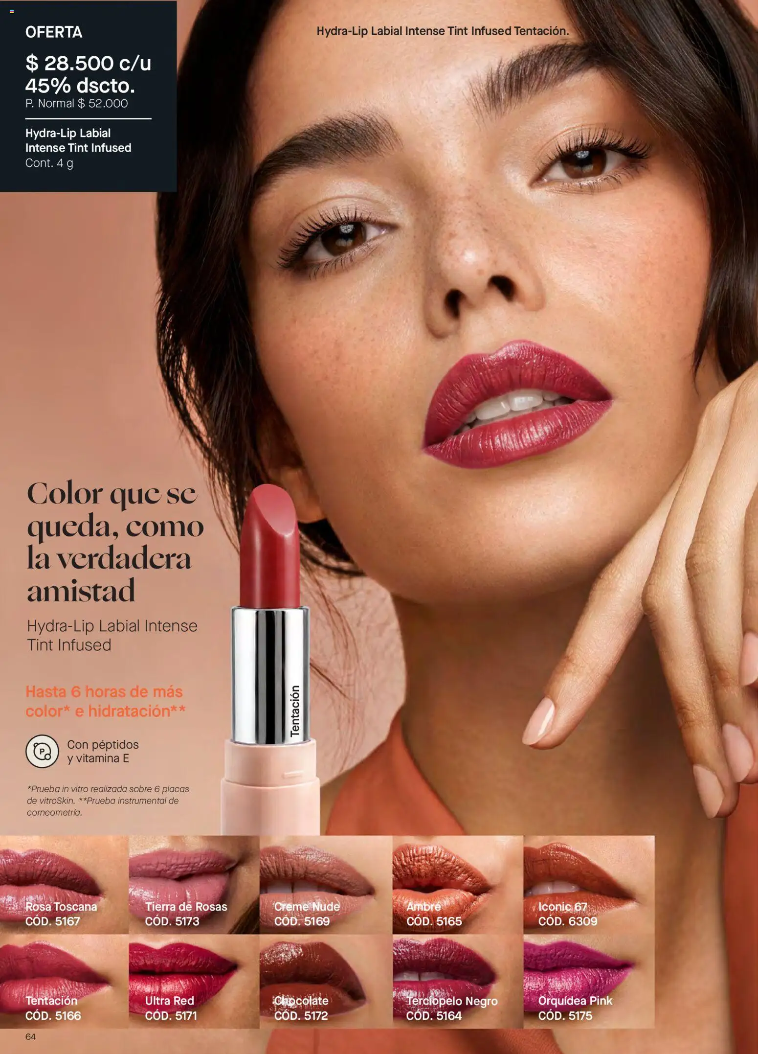 Yanbal revista - valida desde el 15/08/2026 | Página: 64 | Productos: Sobre, Orquídea, Tierra, Chocolate
