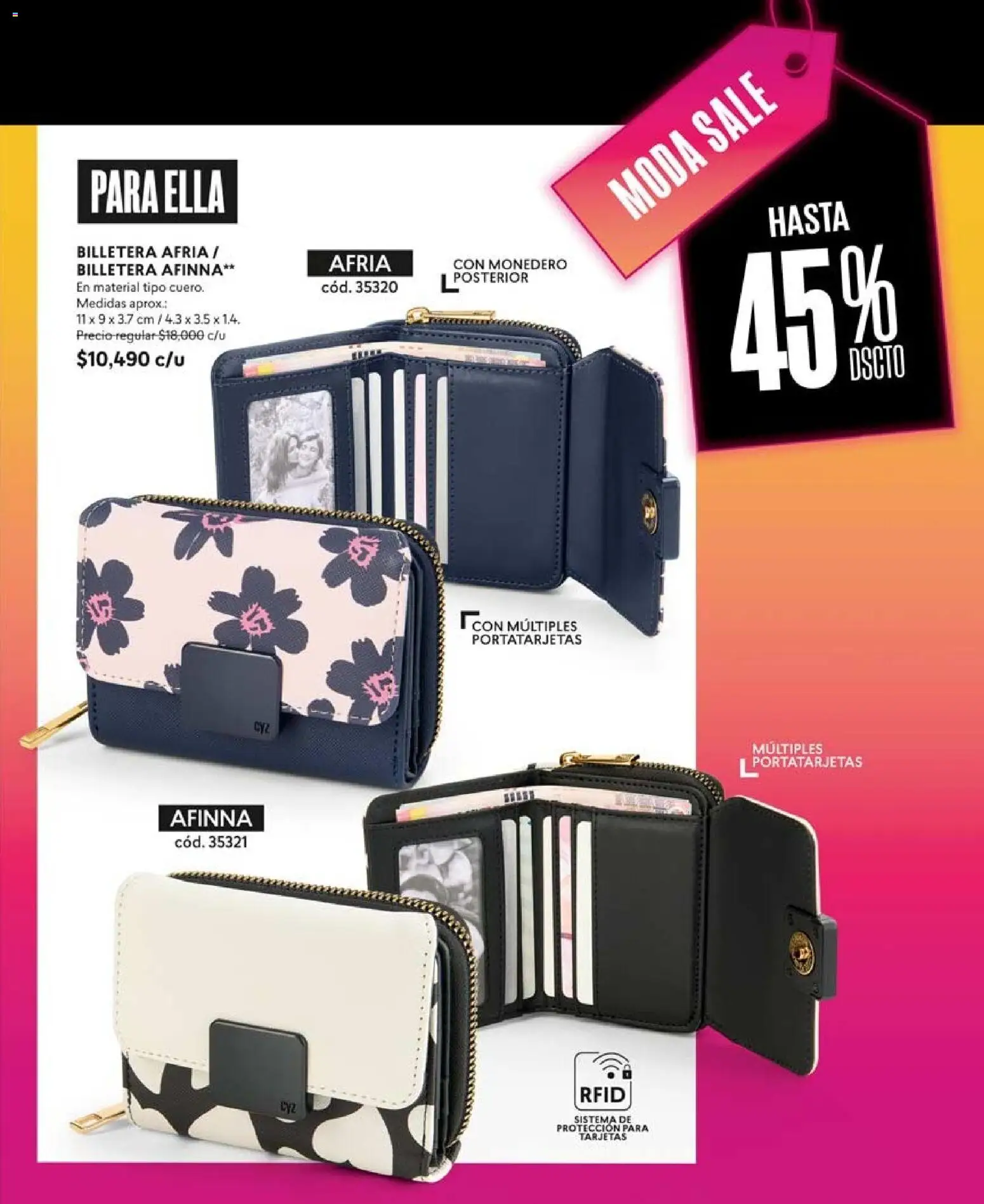 Catálogo CyZone Campaña 13 │ válido desde el 25.07.2026 | Página: 83 | Productos: Monedero, Billetera