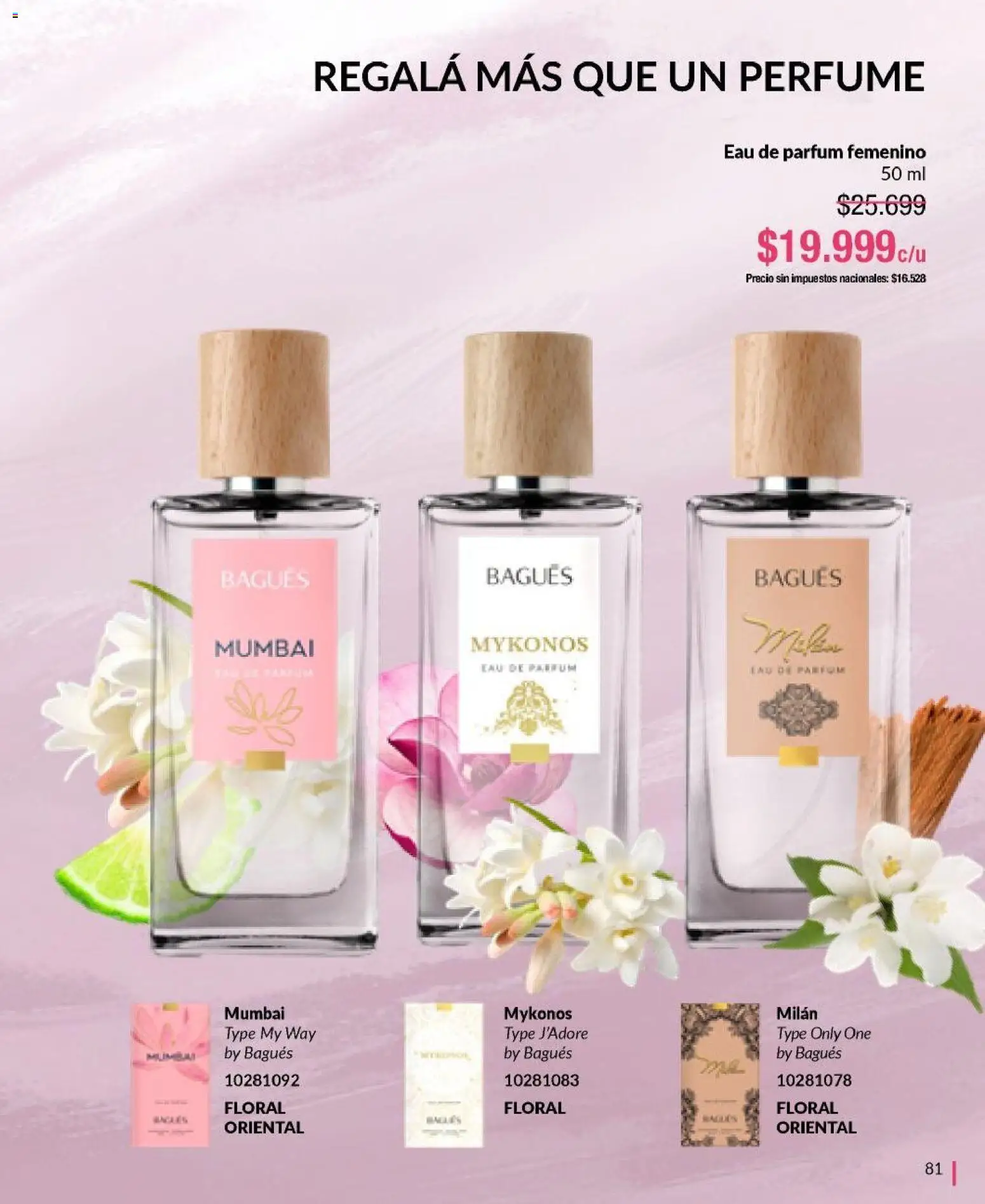 Bagués - Catálogo │ válido desde el 29/06/2026 | Página: 81 | Productos: Perfume